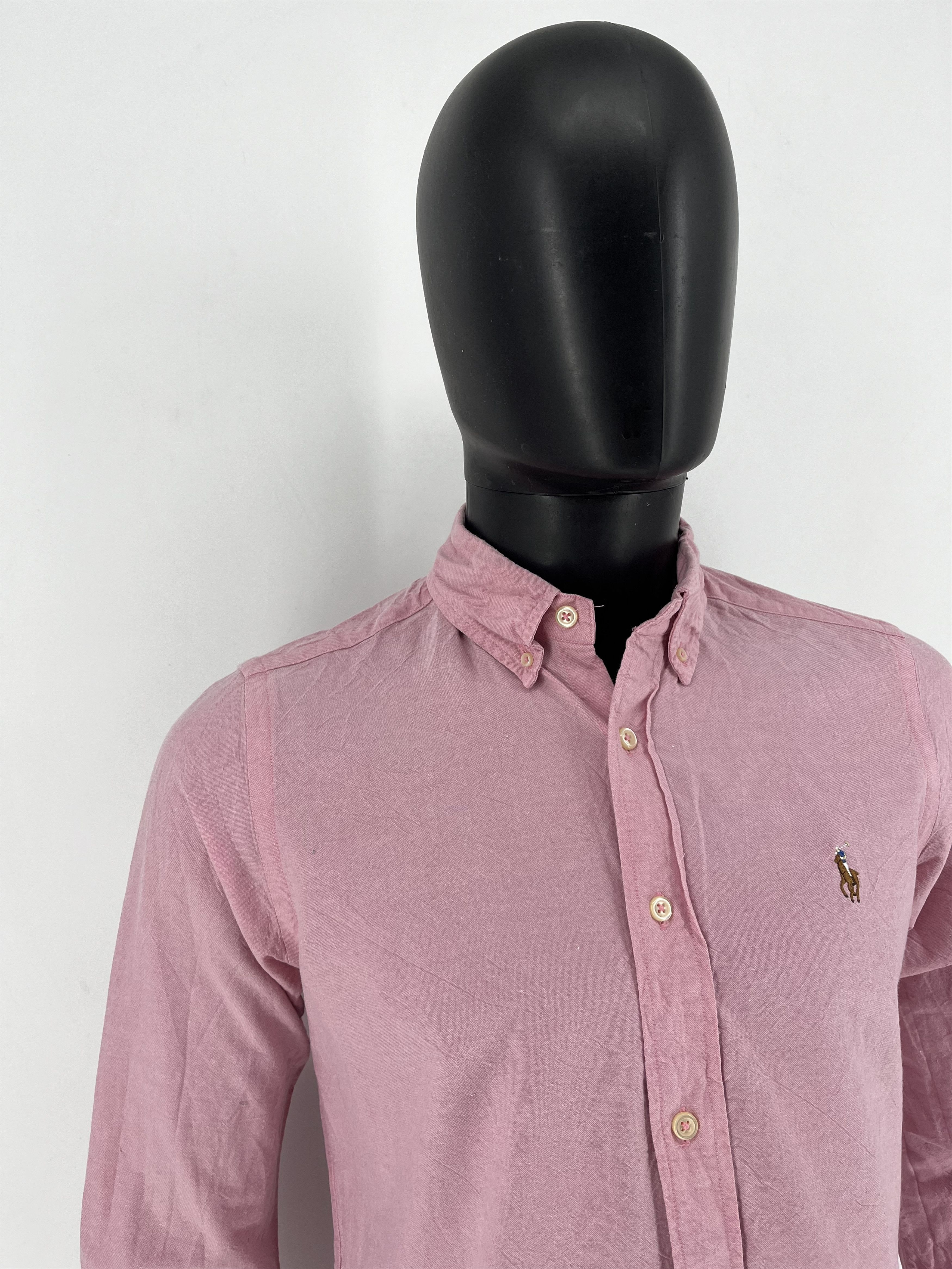 Polo Ralph Lauren Vintage Pink Shirt Polo Ralph Lauren Size S Rare Size US S / EU 44-46 / 1 - 8 Thumbnail
