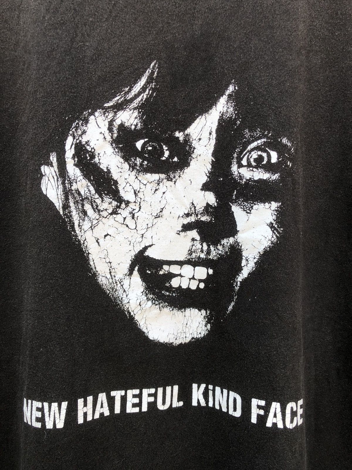 Vintage Vintage Y2K New Hateful Kind Face Graphic Design Tee Size US L / EU 52-54 / 3 - 7 Thumbnail