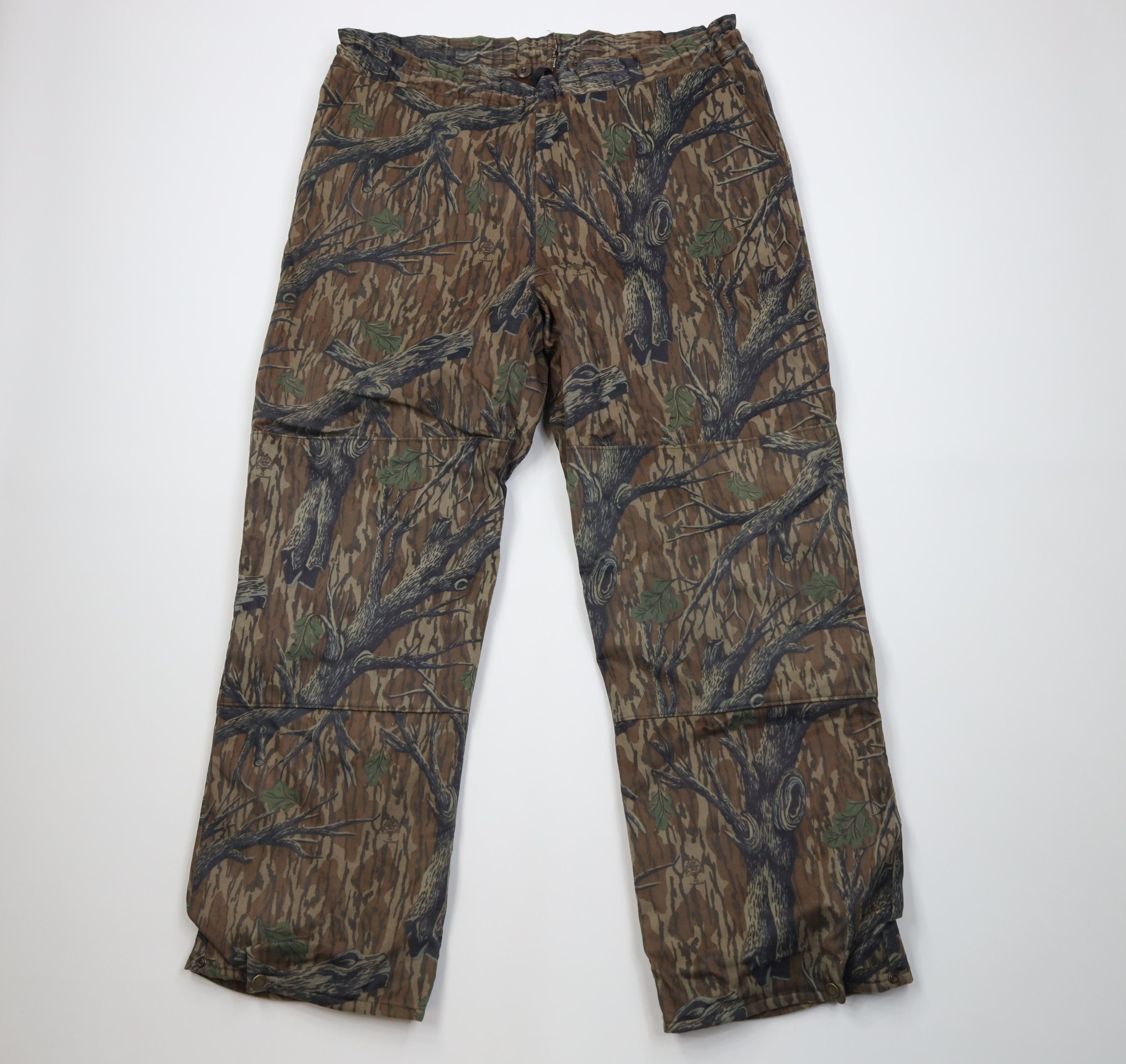 Cabelas Vintage 90s Cabelas Chamois Cloth Camouflage Wide Leg Pants Size US 36 / EU 52 - 1 Thumbnail