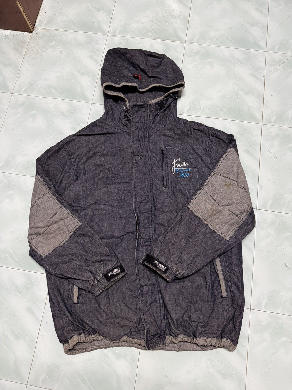 Fubu Fubu Denim Hoodie Jacket Size US L / EU 52-54 / 3 - 4 Thumbnail