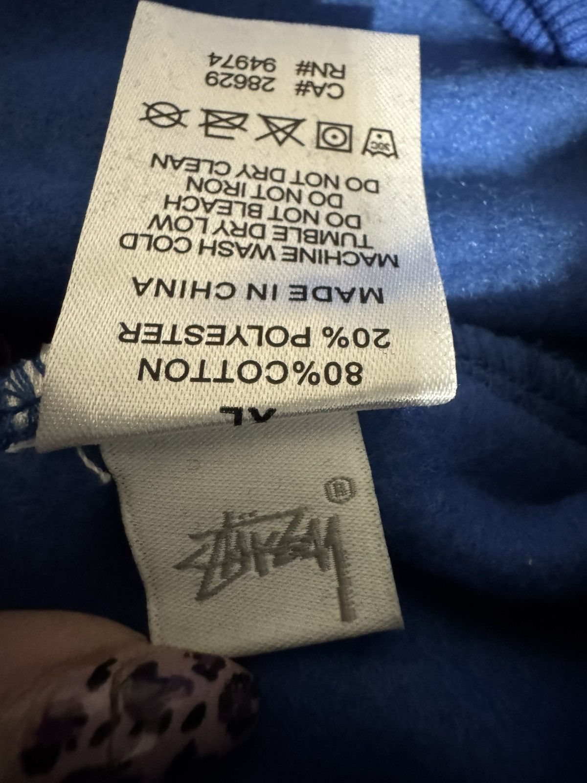 Stussy Stussy Basic Script Zip Up Hoodie XL NWOT Size US XL / EU 56 / 4 - 9 Thumbnail