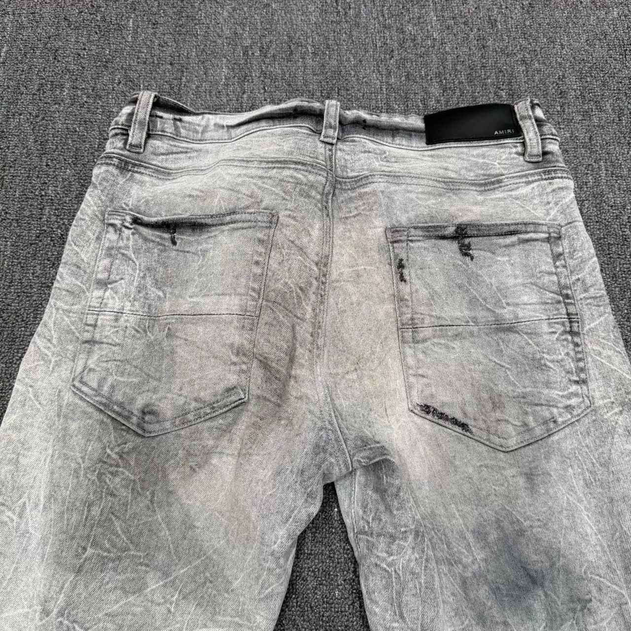 Amiri AMIRI Gray Washed Ripped Jeans 32 95 New Size US 32 / EU 48 - 5 Thumbnail