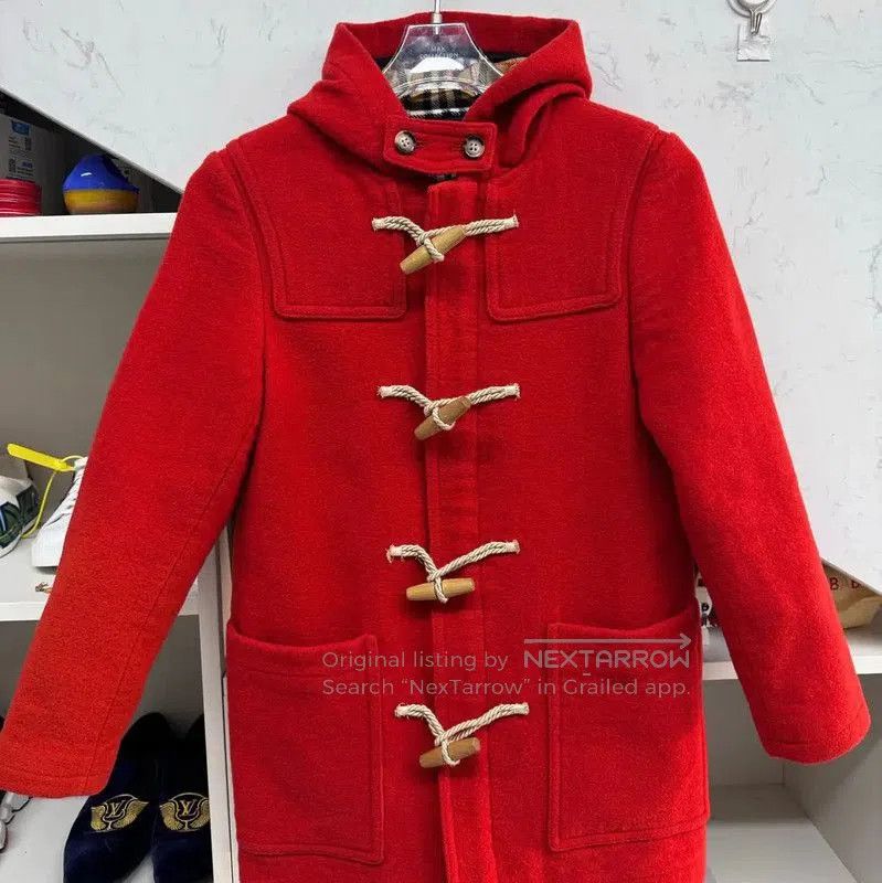 Burberry Burberry Red Wool Ladies Coat. Size M / US 6-8 / IT 42-44 - 1 Thumbnail