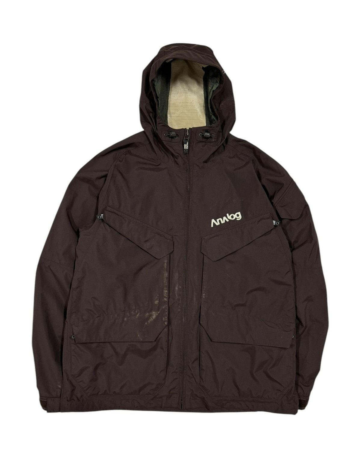 Analog Vtg🔥90’s Analog Multi Pocket Stealth Brown Jacket Size US L / EU 52-54 / 3 - 3 Thumbnail