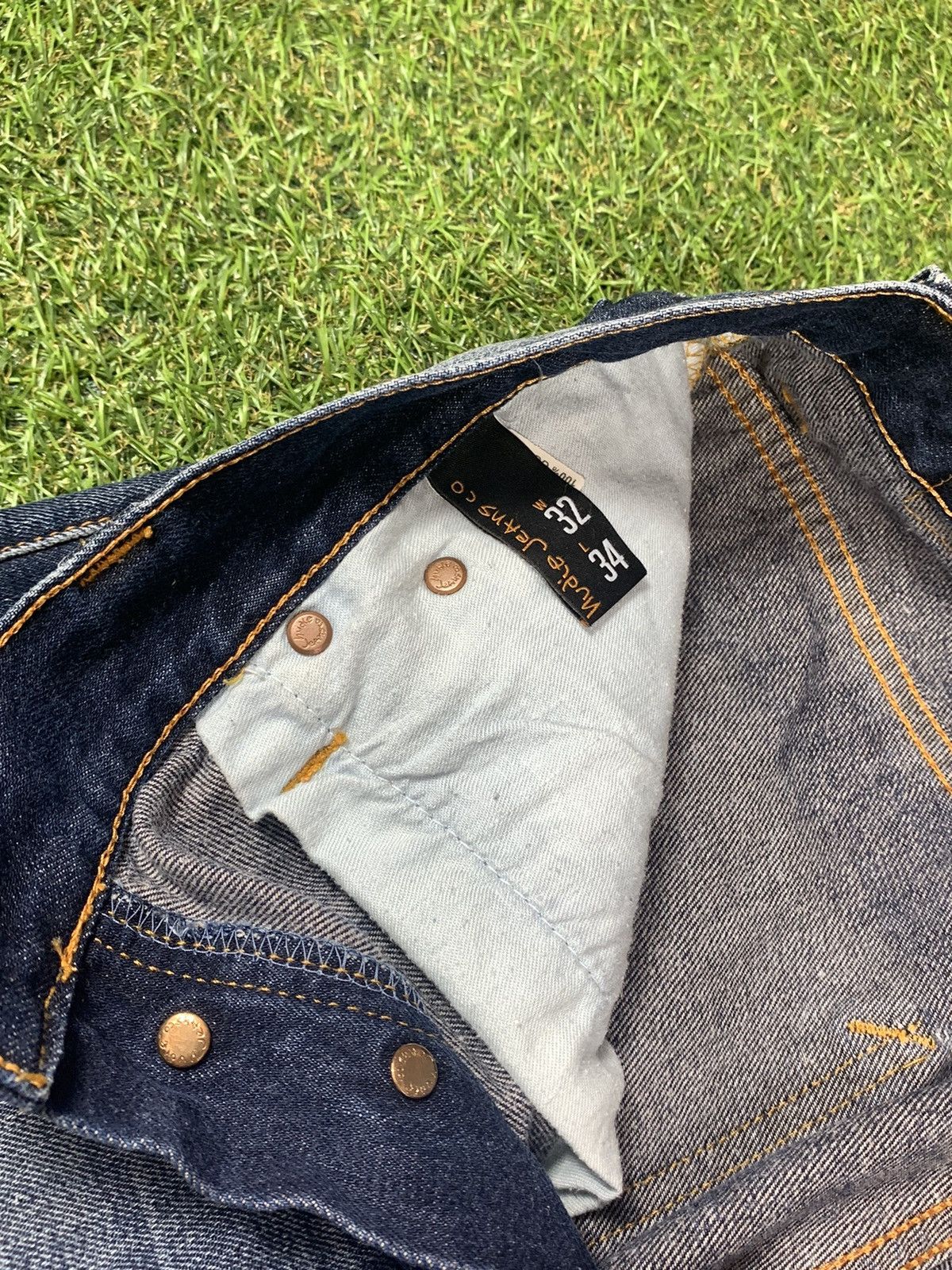 Nudie Jeans Vintage Nudie jeans denim streetwear style size 32x34 Size US 32 / EU 48 - 7 Thumbnail