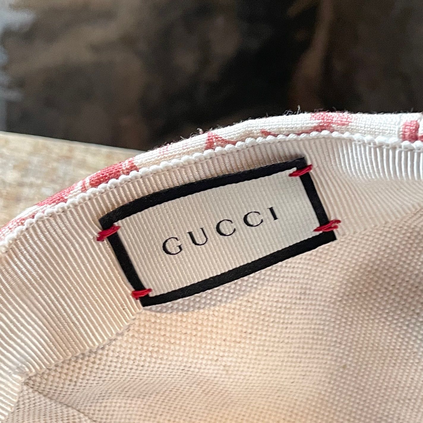 Gucci Gucci Ivory Herbarium Printed Cap - MEDIUM Size ONE SIZE - 7 Thumbnail