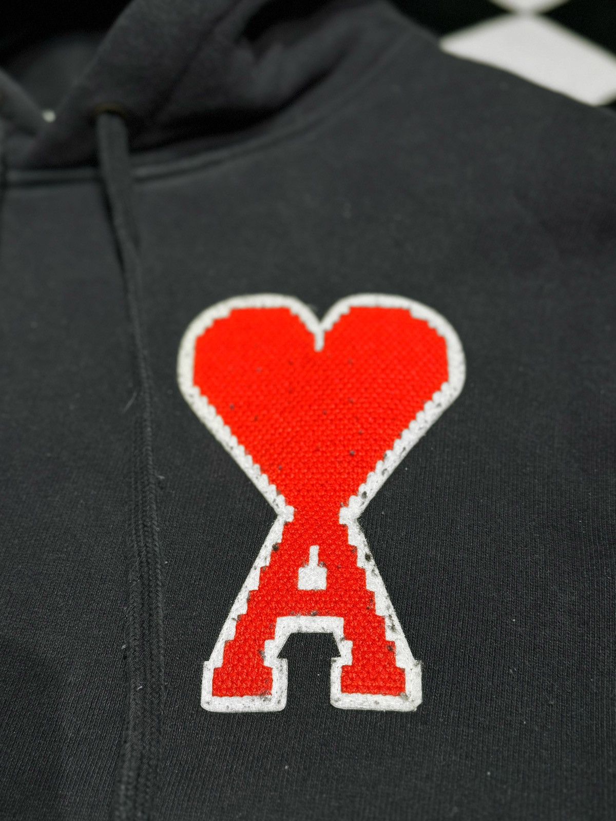 AMI RARE $372 GIANT HEART AMI PARIS HOODIE SWEATER BLUE Size US XXL / EU 58 / 5 - 3 Thumbnail