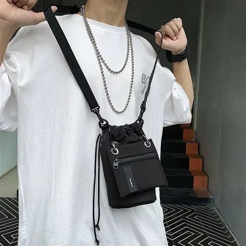 Japanese Brand Nylon Mobile Phone Bag Size ONE SIZE - 4 Thumbnail