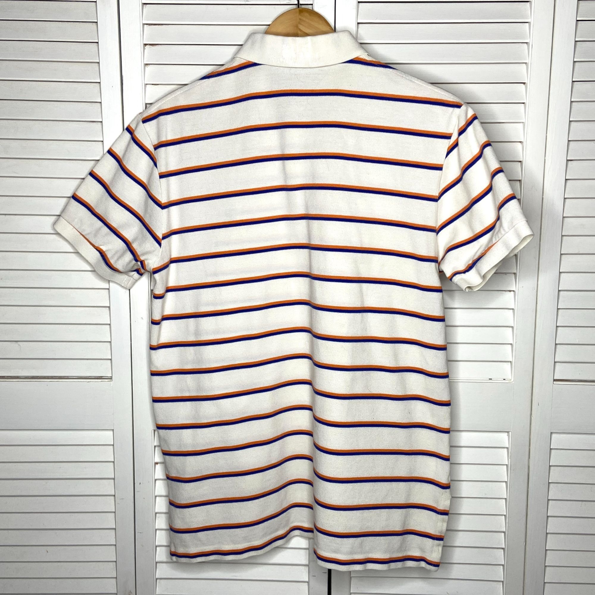 Polo Ralph Lauren Custom Fit Cotton Pony Rider Logo Striped Shirt Size US L / EU 52-54 / 3 - 5 Thumbnail