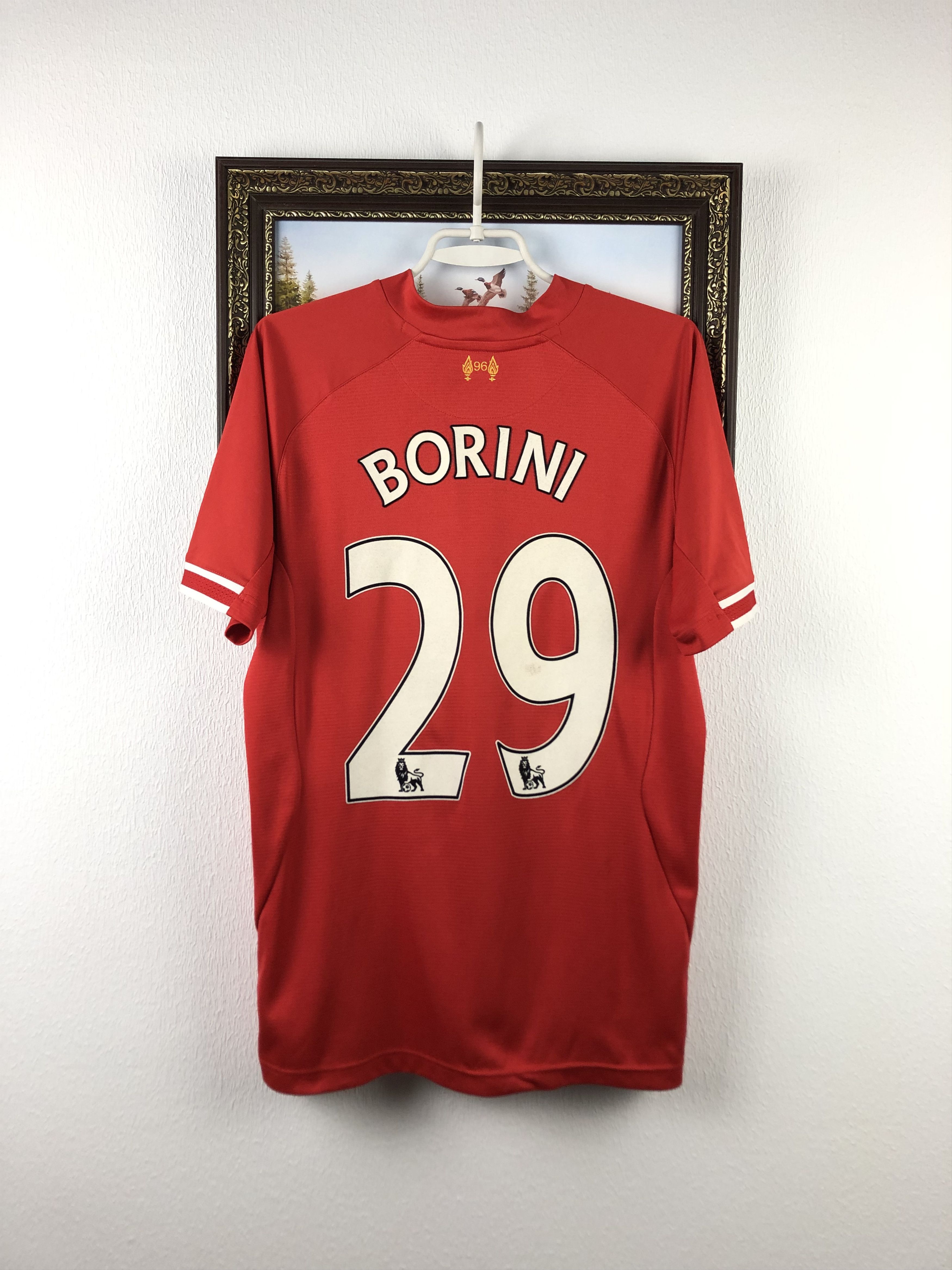 Liverpool Home football shirt 2013 Soccer #29 Borini Jersey