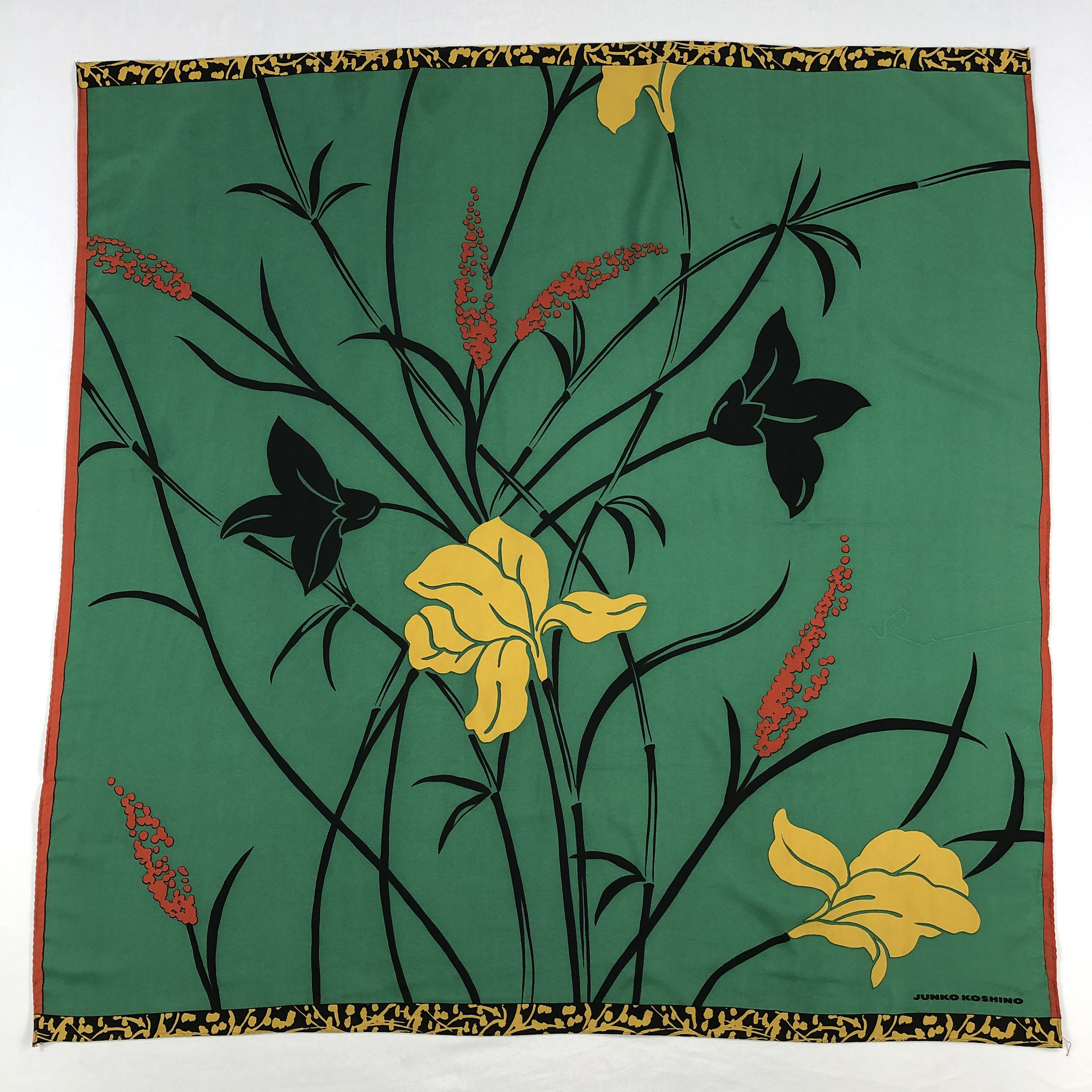 Vintage Vintage Junko Koshino Silk Scarf Size ONE SIZE - 2 Thumbnail