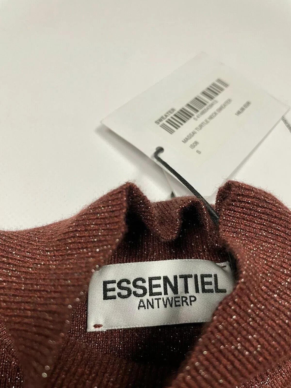 Essentiel Antwerp ESSENTIEL Antwerp Metal Turtle Neck Lurex Women 3/4 Sweater Size S / US 4 / IT 40 - 13 Thumbnail