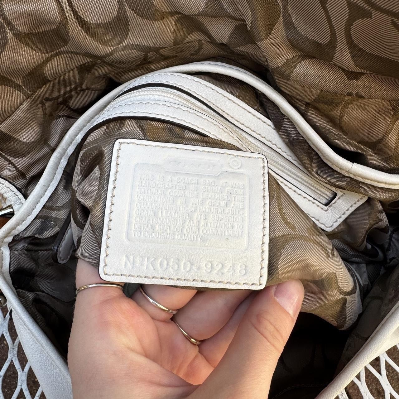 Coach Y2K Coach White Leather & Brown Large Soho Size ONE SIZE - 7 Thumbnail