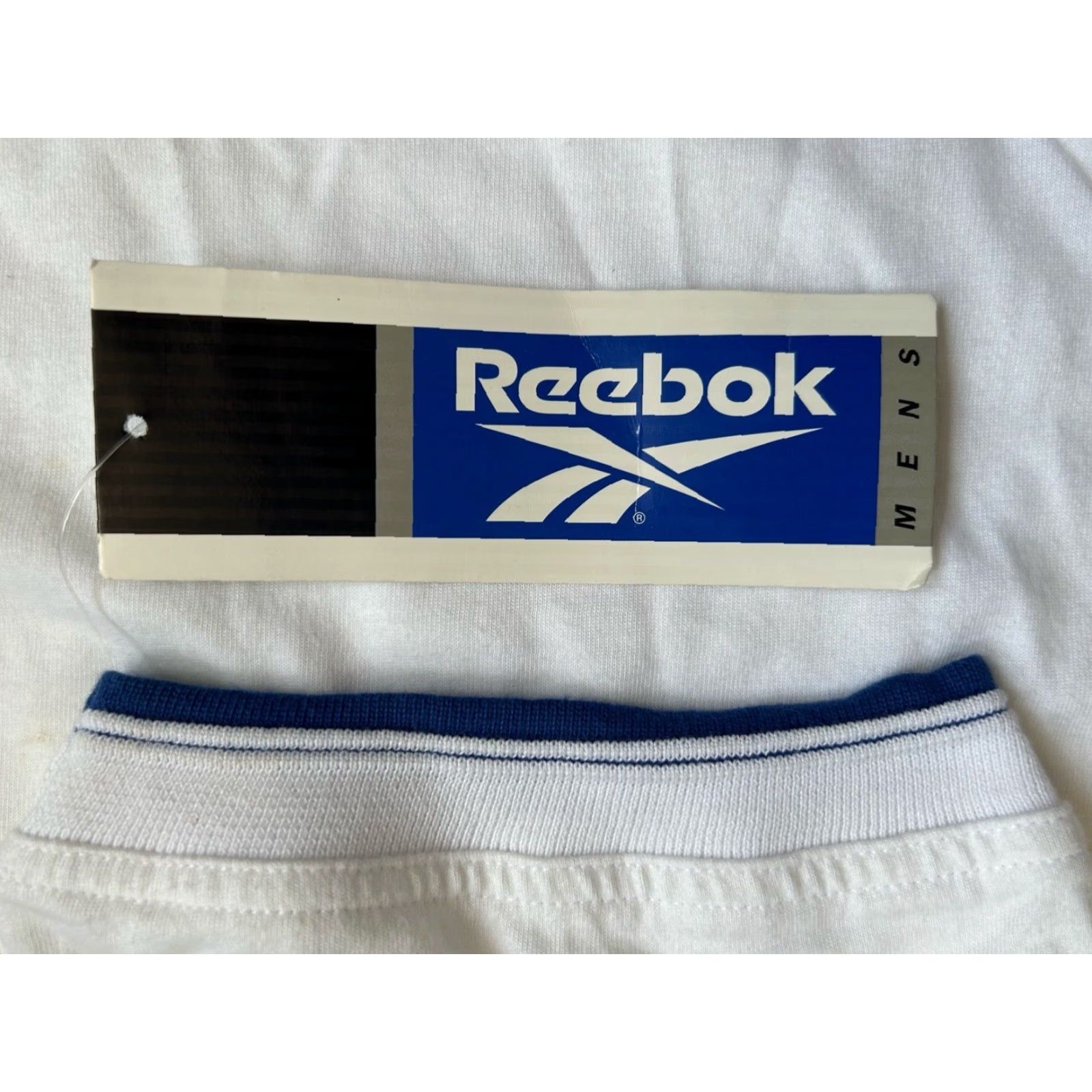 Reebok VINTAGE Reebok Polo Shirt Mens M White 90s 1996 Deadstock NWT 100% Cotton Polo Shirt Mens Size US M / EU 48-50 / 2 - 2 Thumbnail