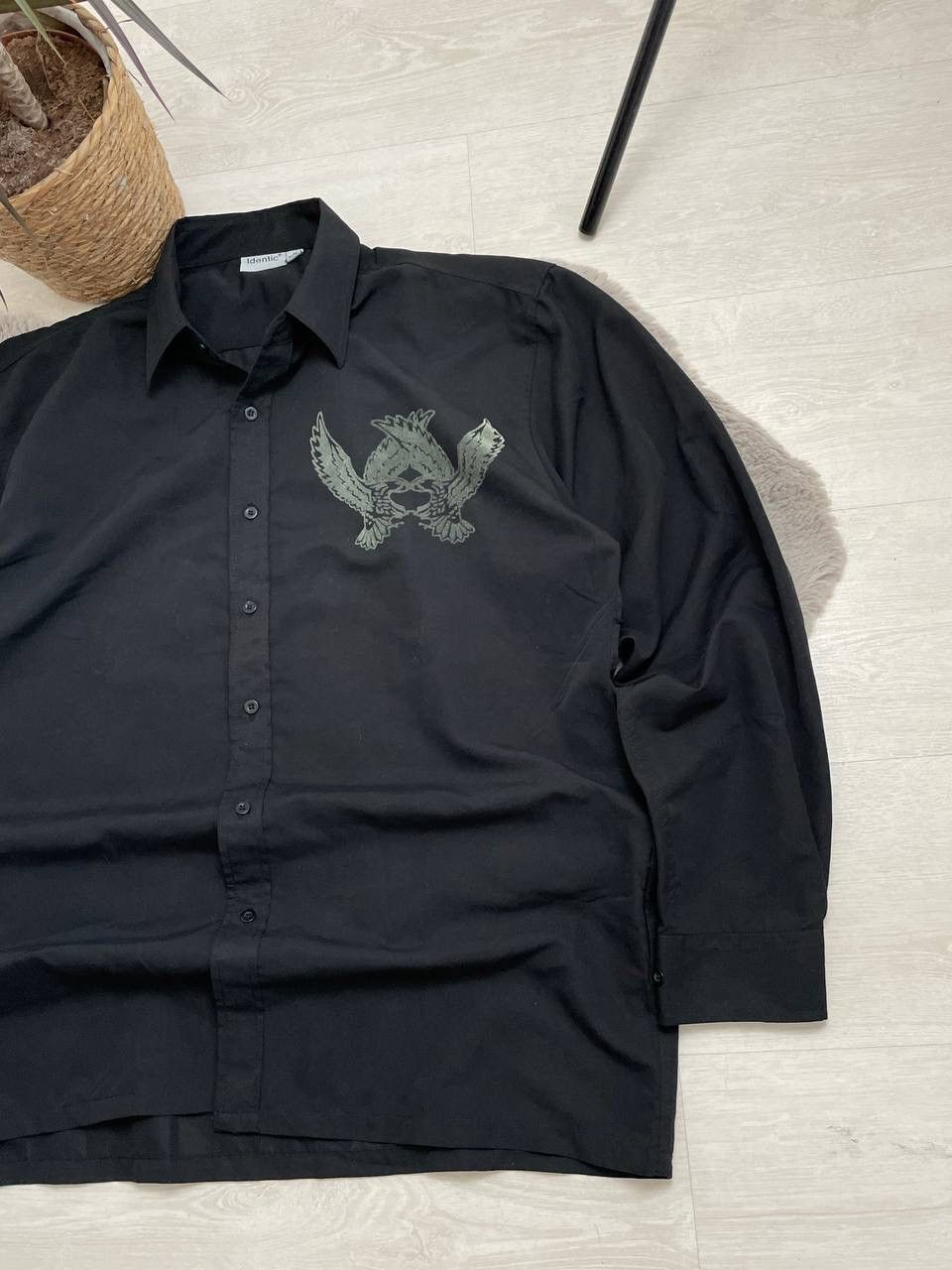 Japanese Brand × Vintage Vintage Shirt Rap Big CENTER Logo Oversized AvantGarde Size US XL / EU 56 / 4 - 4 Thumbnail