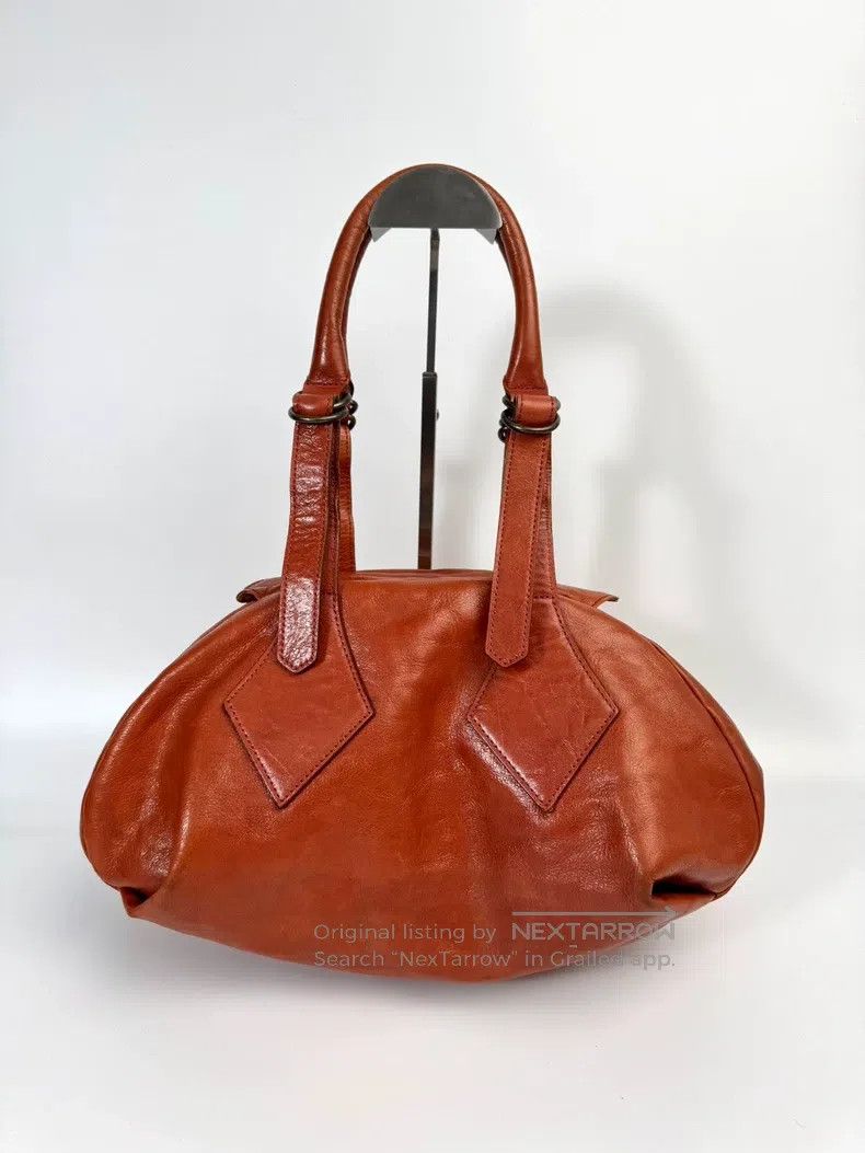 Vivienne Westwood Vivienne Westwood size os Large Leather Pumpkin Colored Bos Size ONE SIZE - 4 Thumbnail
