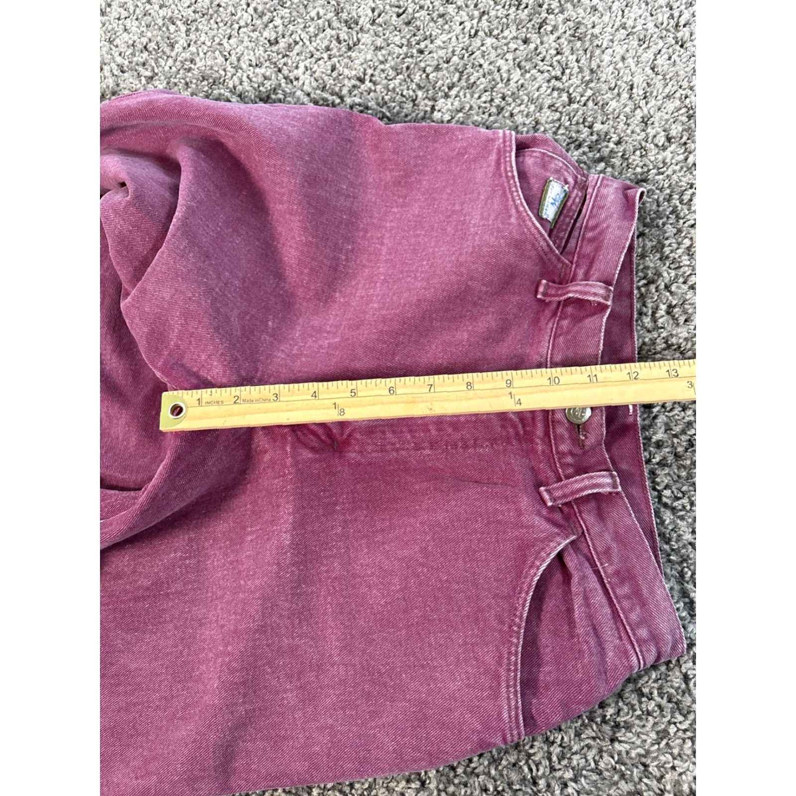 Wrangler VINTAGE Wrangler Mom Jeans 26x27 High Rise Purple Pink Denim 90s Womens Jeans Regular 26 27in Purple 90s Size 26" / US 2 / IT 38 - 5 Thumbnail