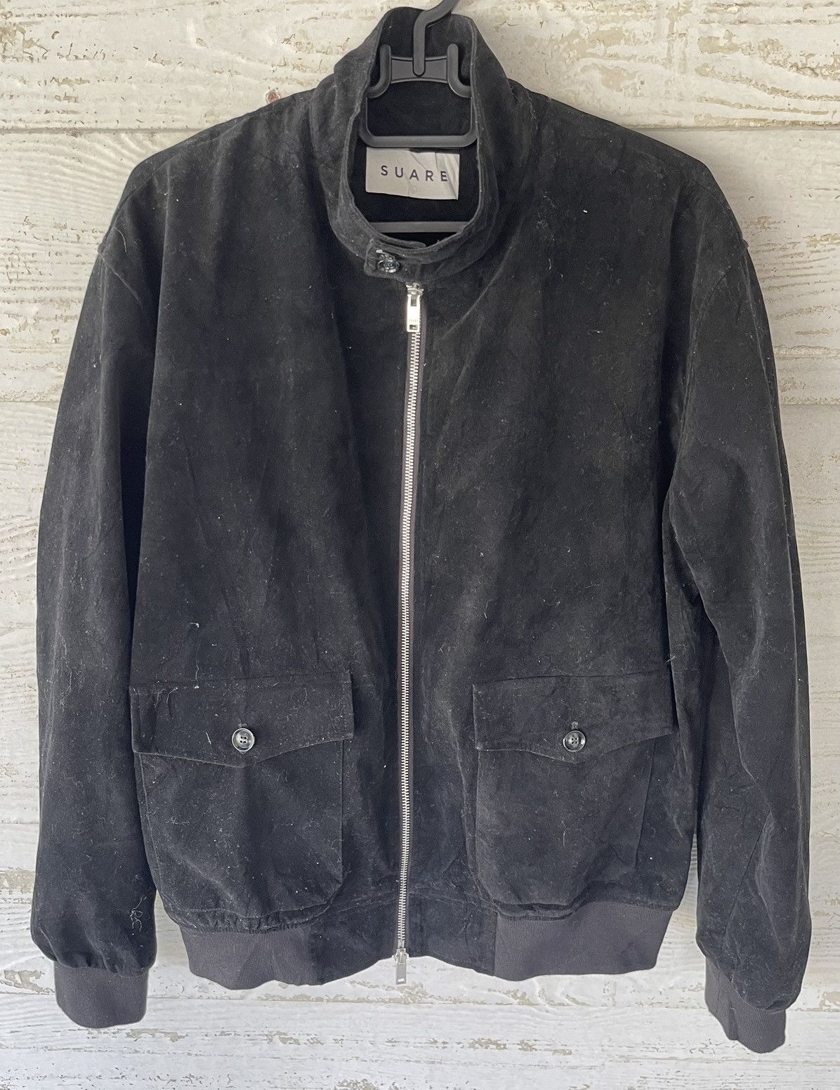 Vintage VINTAGE SUARE BOMBER JACKET JAPAN Size US L / EU 52-54 / 3 - 1 Thumbnail