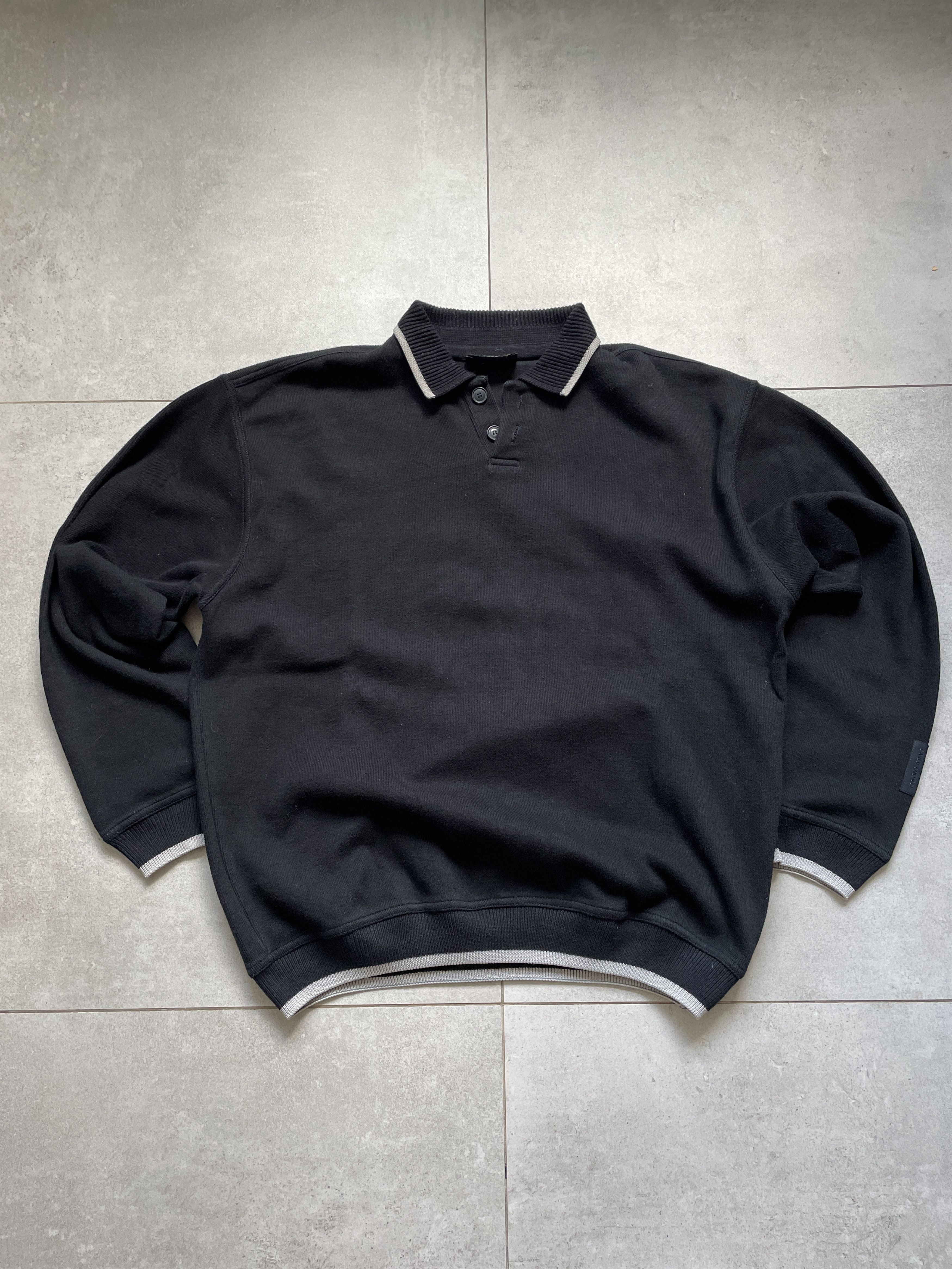 Carlo Colucci VINTAGE CARLO COLUCCI BOXY OLD MONEY POLO COLLAR CREWNECK Size US L / EU 52-54 / 3 - 1 Thumbnail