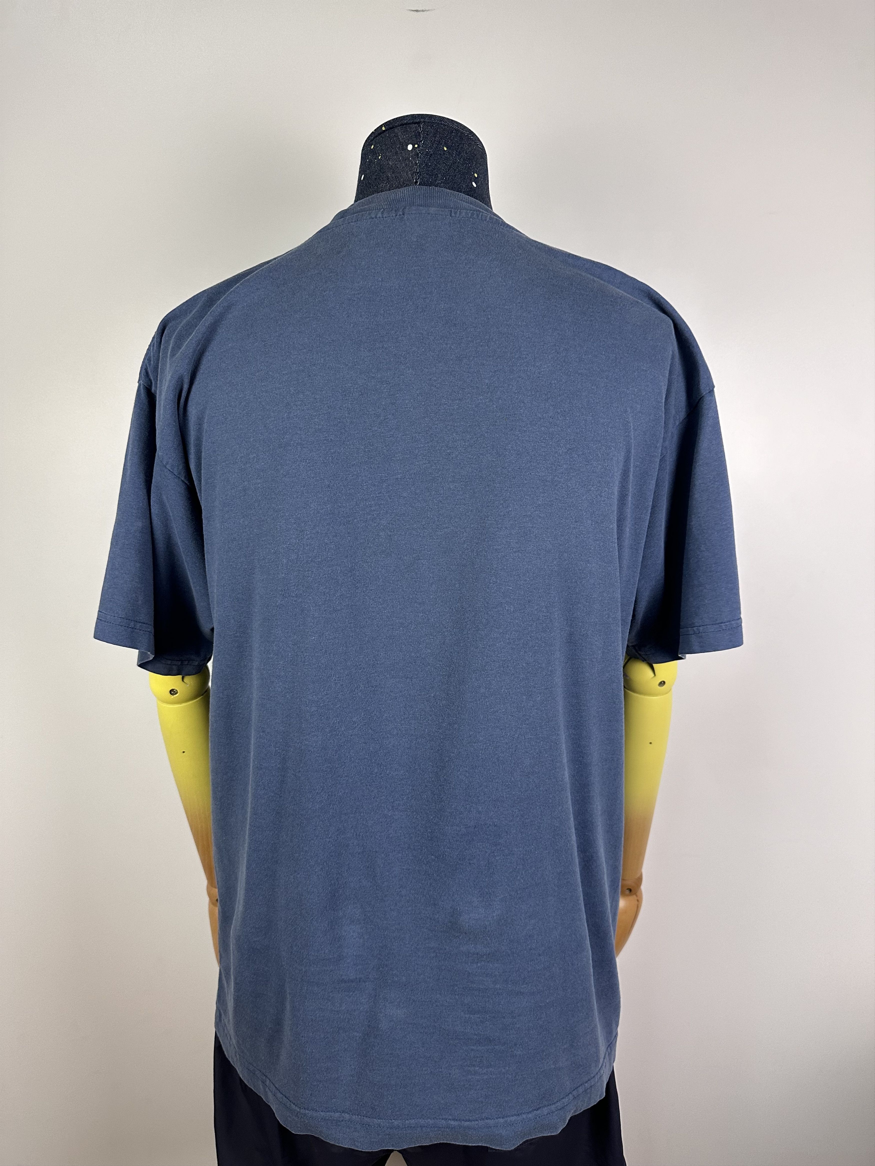 Nike × Vintage Vintage 90s Nike Sports Y2K Logo Mens T-shirt Size XL Blue Size US XL / EU 56 / 4 - 5 Thumbnail