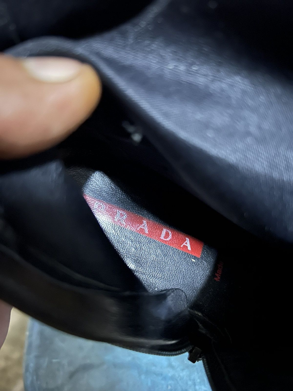 Prada Sport Linea Rossa Leather Zip Ankle Boots Size US 6.5 / IT 36.5 - 12 Thumbnail