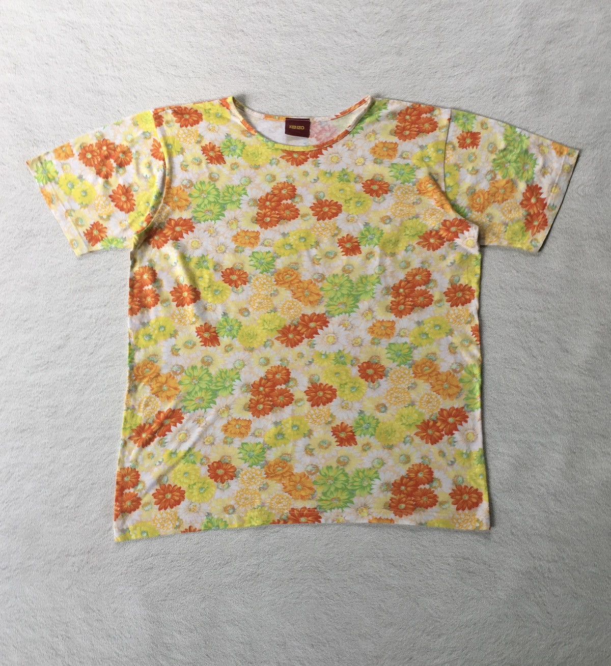 Kenzo Kenzo Floral Fullprint Tshirt Size US M / EU 48-50 / 2 - 1 Thumbnail