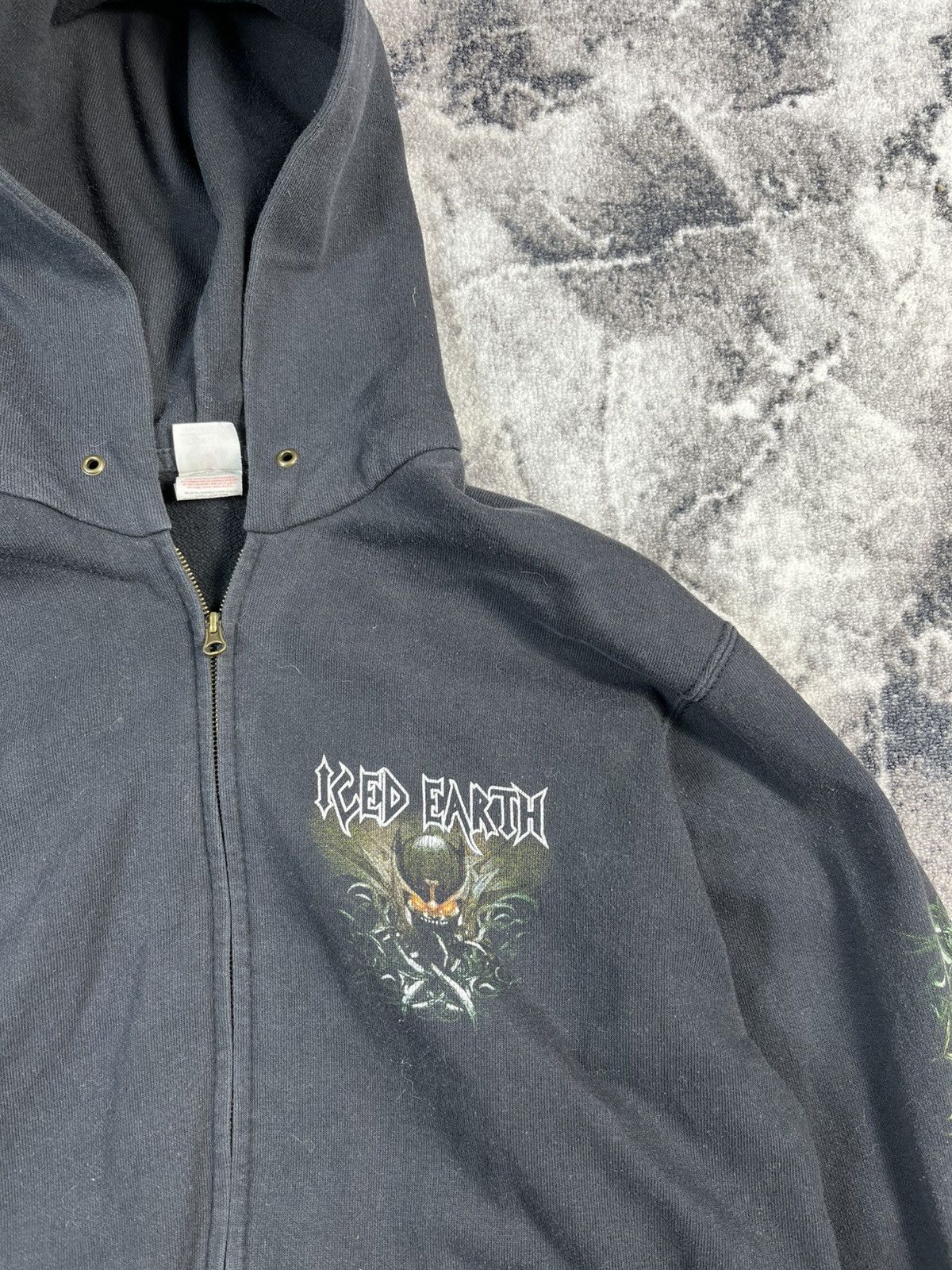 Band Tees Iced Earth Vintage Zip Hoodie Rare Size US L / EU 52-54 / 3 - 5 Thumbnail