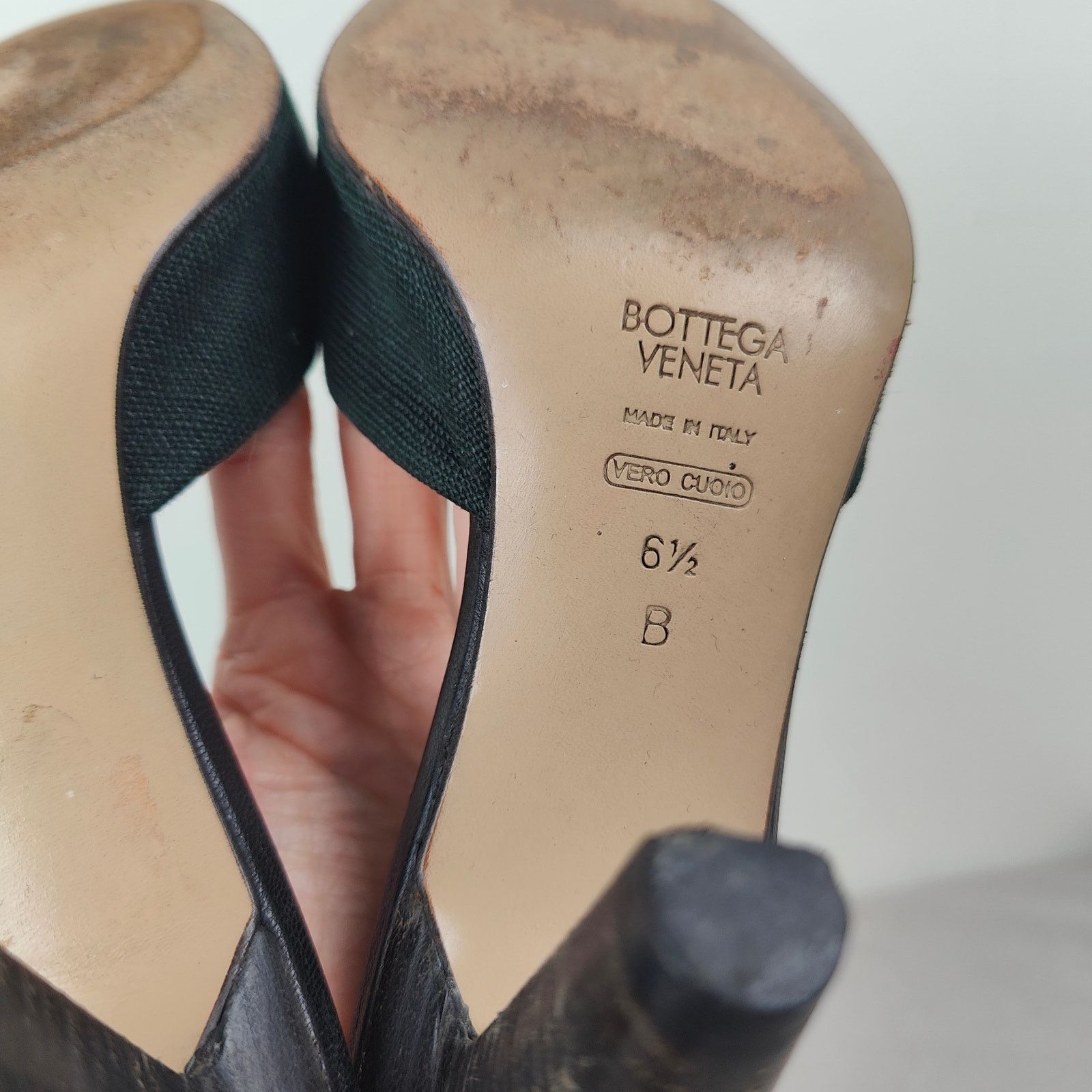 Bottega Veneta Vintage Bottega Veneta Block Heel Sandals Womens 6.5 Size US 6.5 / IT 36.5 - 8 Thumbnail