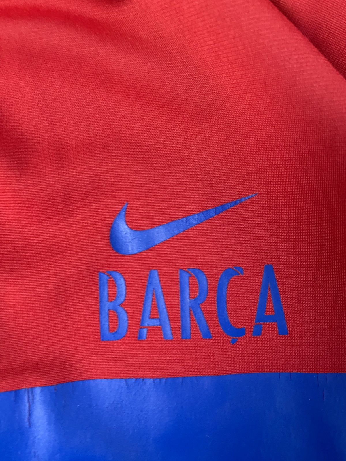 Nike Vintage 90's Nike Nike FC Barcelona Barca Track Jacket Size US L / EU 52-54 / 3 - 4 Thumbnail