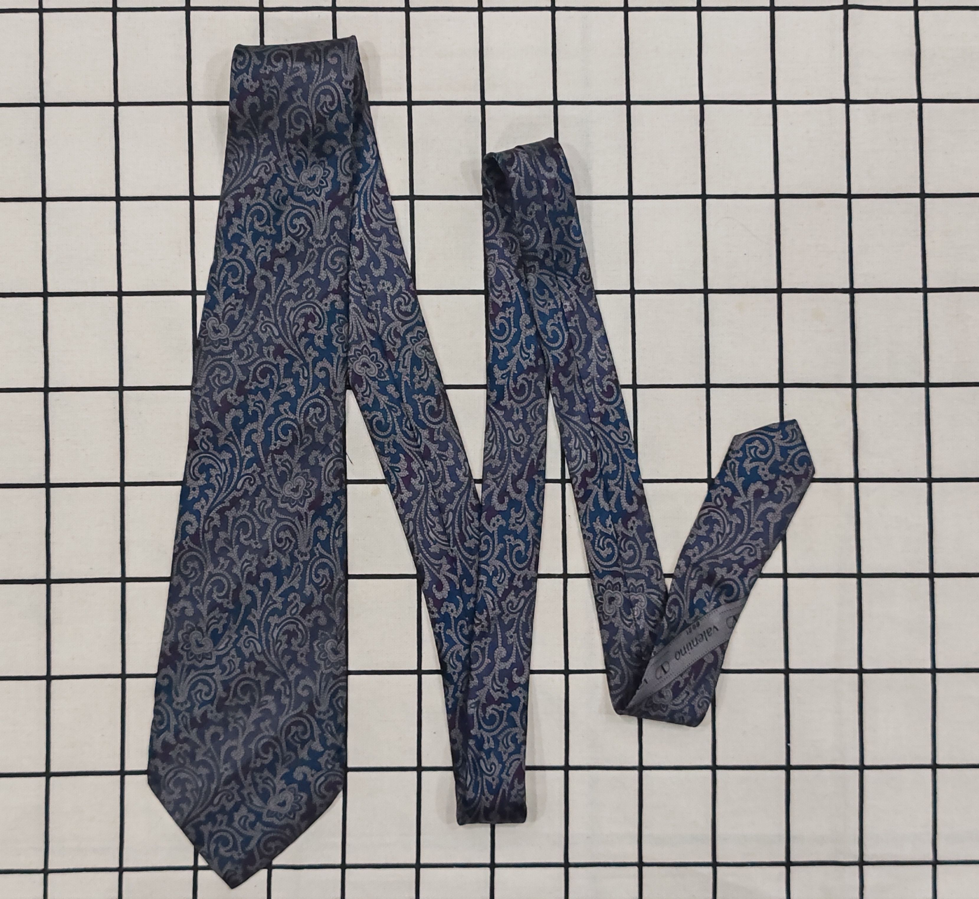 Valentino VALENTINO CRAVATTE Paisley Design made in Italy For Men Size ONE SIZE - 3 Thumbnail