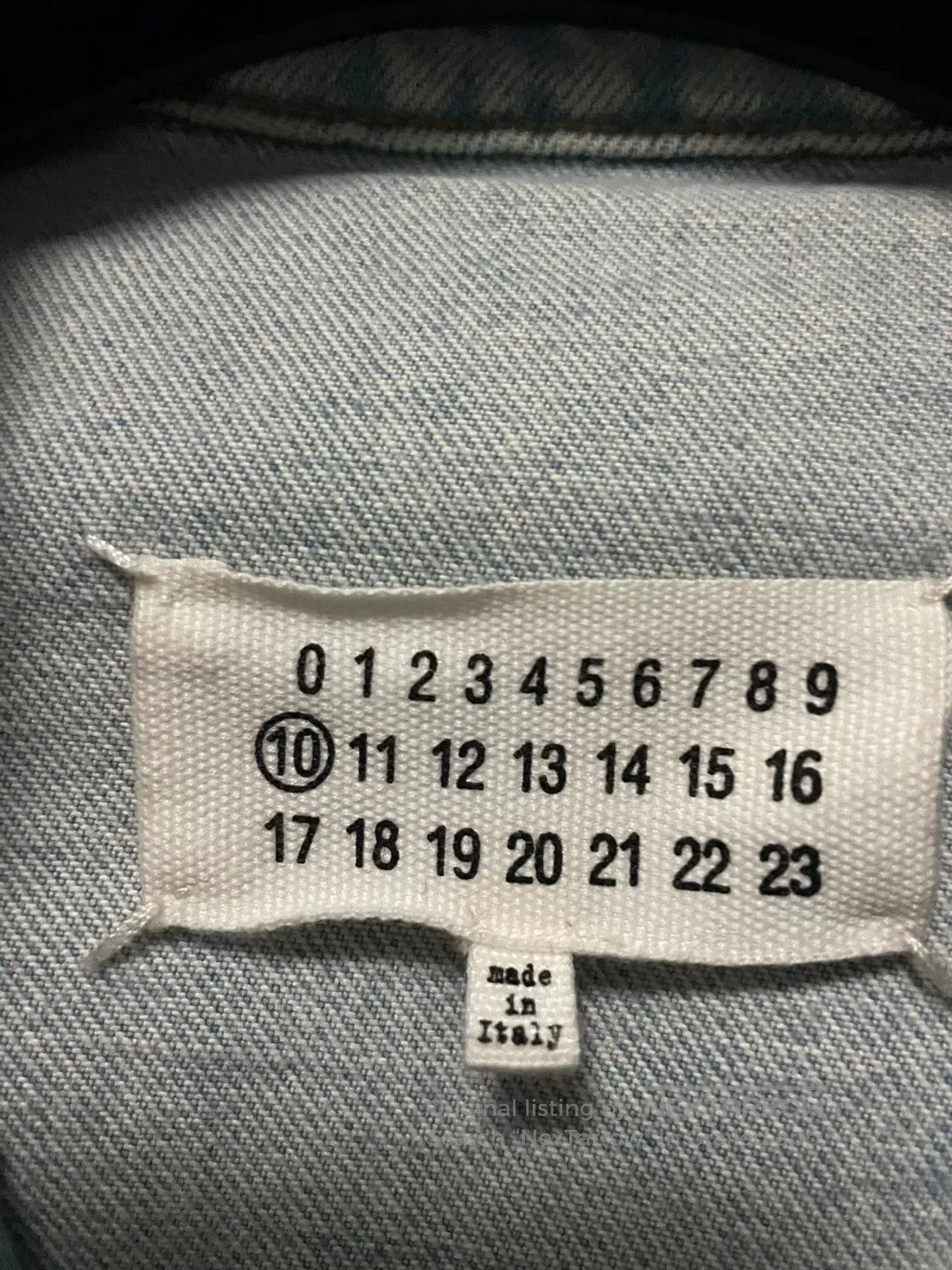 Maison Margiela Maison Margiela Denim Jacket with Pockets. Size US M / EU 48-50 / 2 - 6 Thumbnail