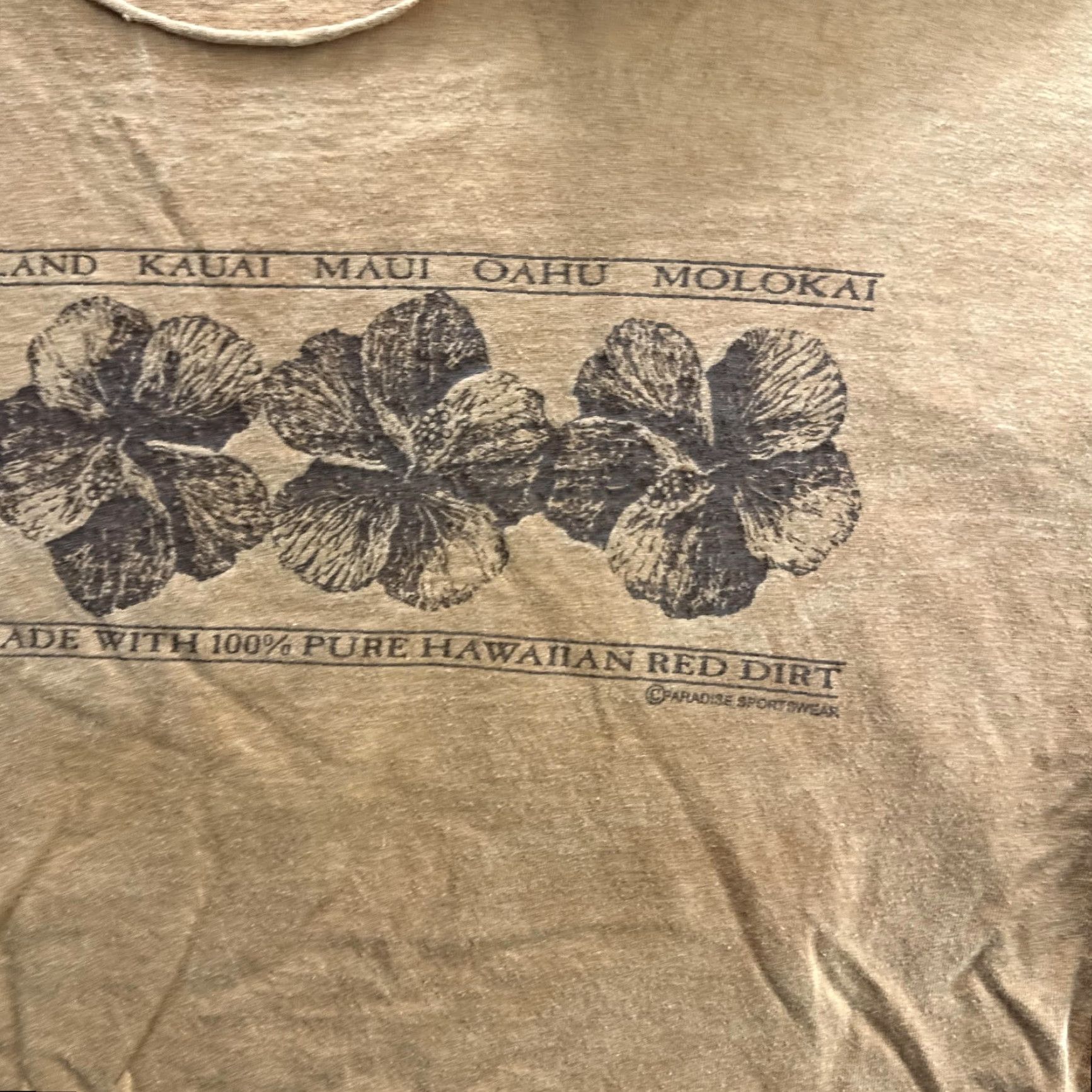 Paradise VINTAGE Paradise Sportswear Shirt Womens Medium Cropped Brown Floral Hawaiian 90s Size M / US 6-8 / IT 42-44 - 6 Thumbnail