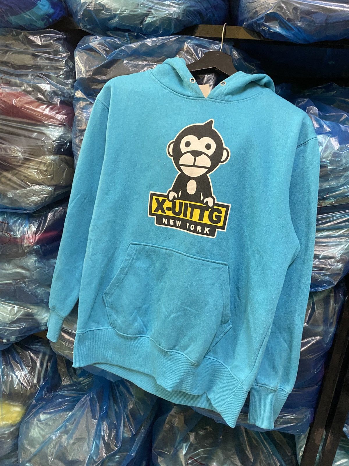 Japanese Brand Vintage X-Uittg Monkey Graphic Hoodie - Rare Streetwear Size US M / EU 48-50 / 2 - 2 Thumbnail