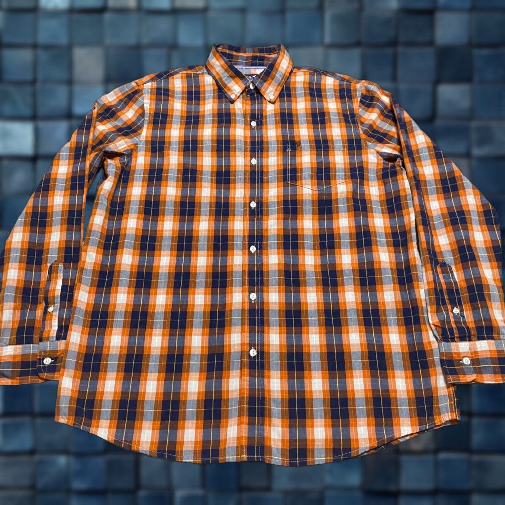 Chaps Chaps Ralph Lauren Mens Large Shirt Multicolor Plaid Long Sleeve Button-Down Size US L / EU 52-54 / 3 - 1 Thumbnail