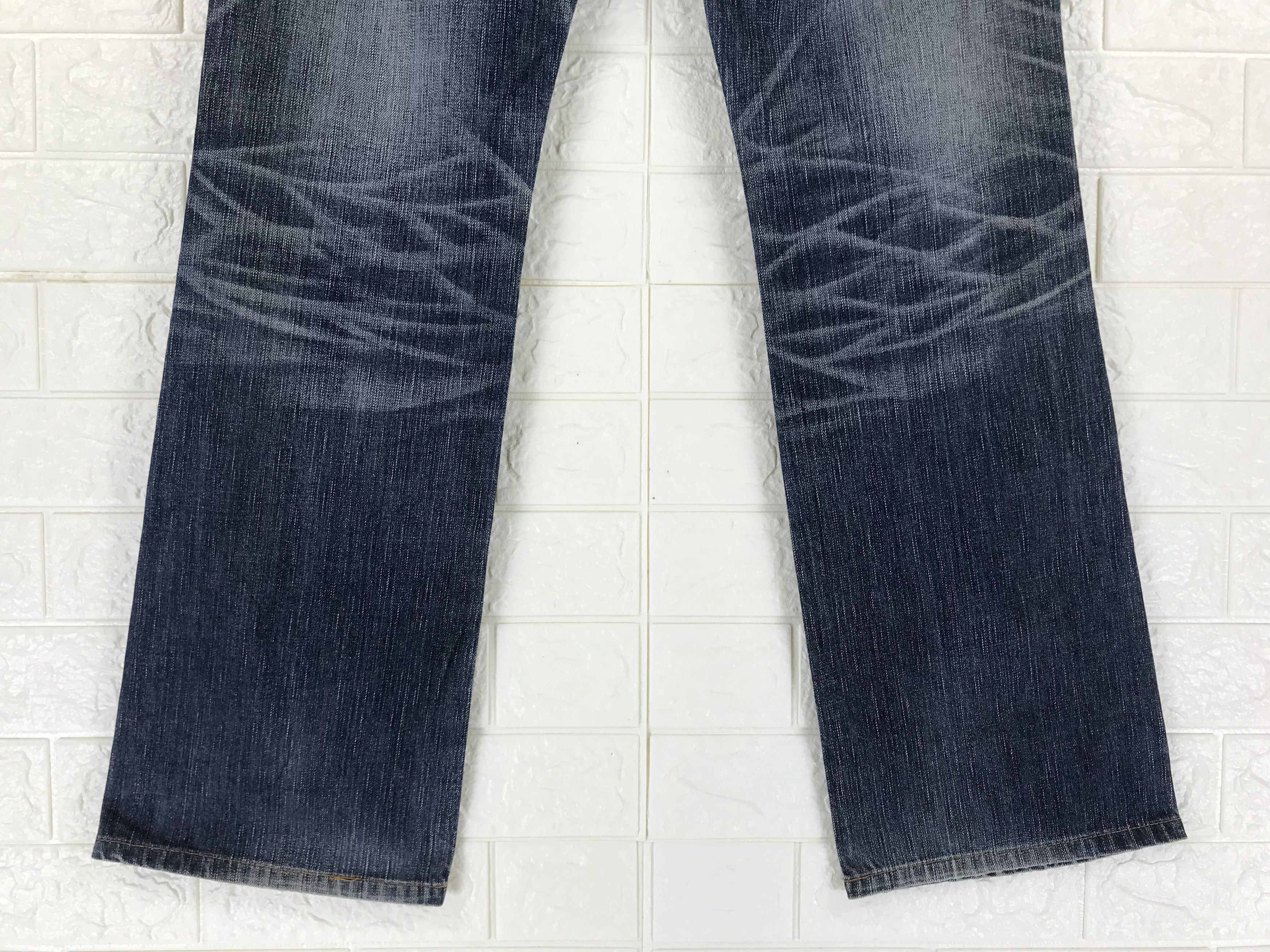 Edwin Vintage Edwin 503 Blue Washed Flare Jeans Size US 31 - 8 Thumbnail