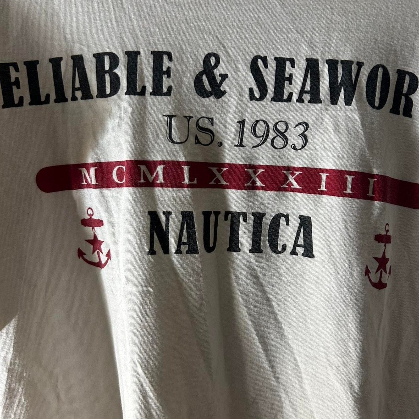 Nautica (L) Nautica Vintage Boat Shirt Size US L / EU 52-54 / 3 - 6 Thumbnail