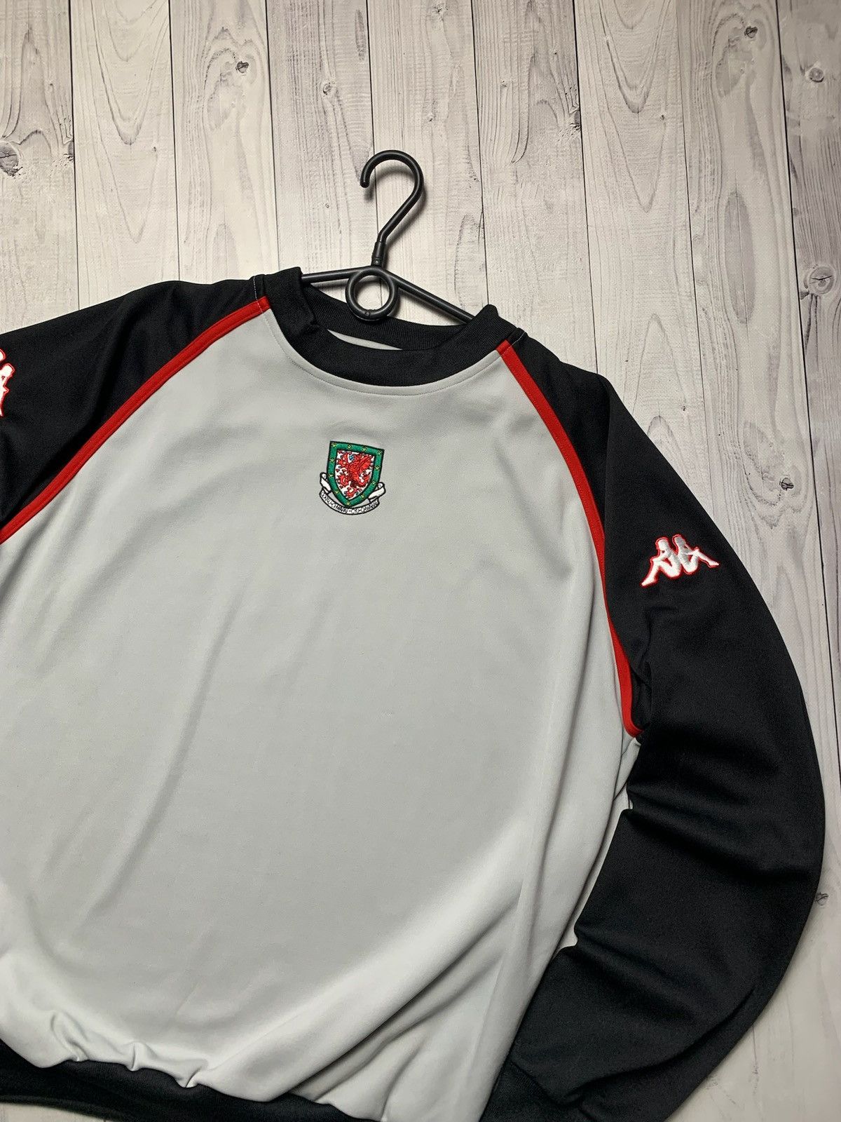 Kappa × Vintage Vintage Wales Soccer sweatshirt size XL kappa rare logo Size US XL / EU 56 / 4 - 2 Thumbnail