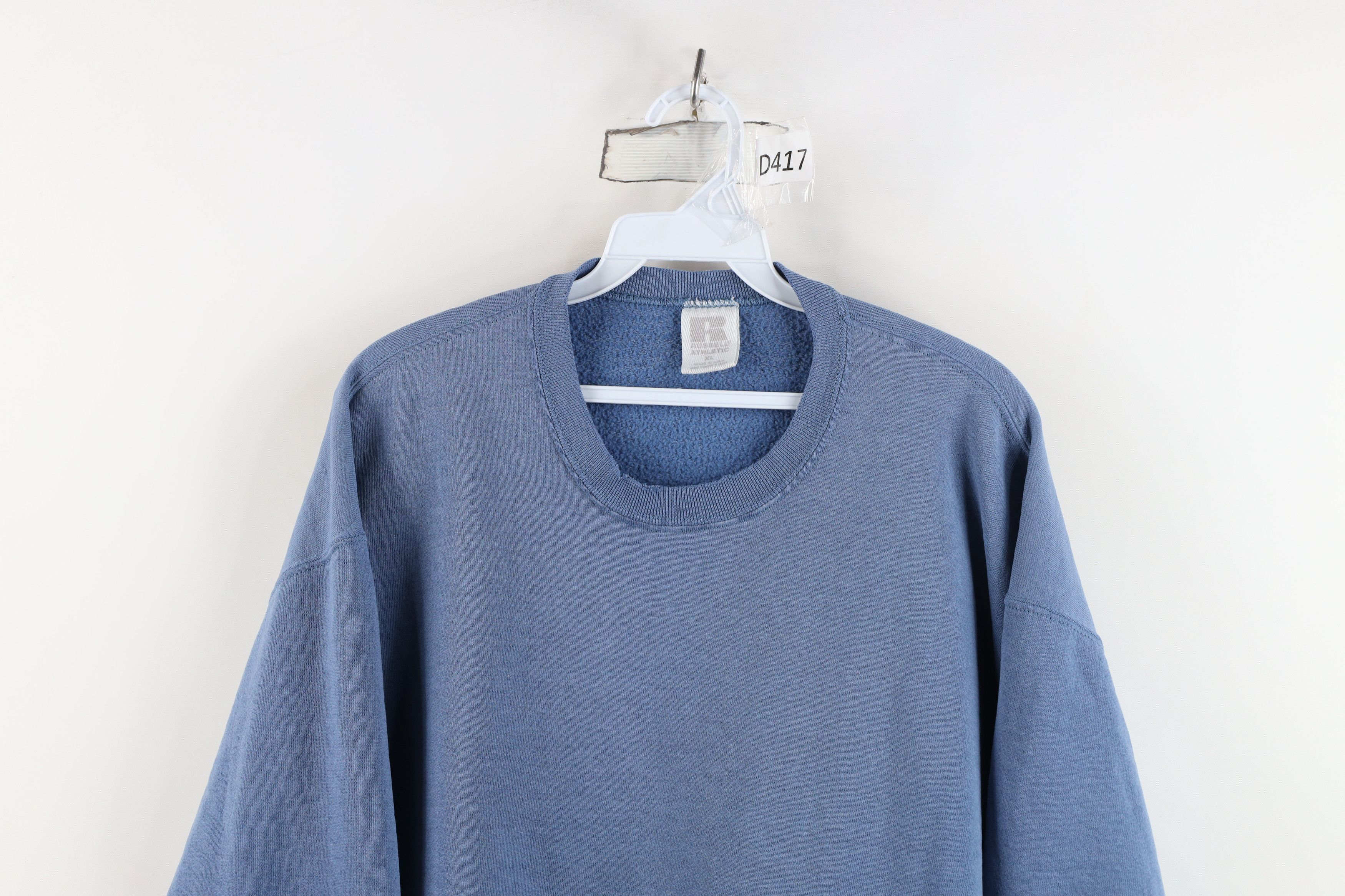 Russell Athletic Vintage 90s Russell Athletic Blank Crewneck Sweatshirt USA Size XL / US 12-14 / IT 48-50 - 2 Thumbnail