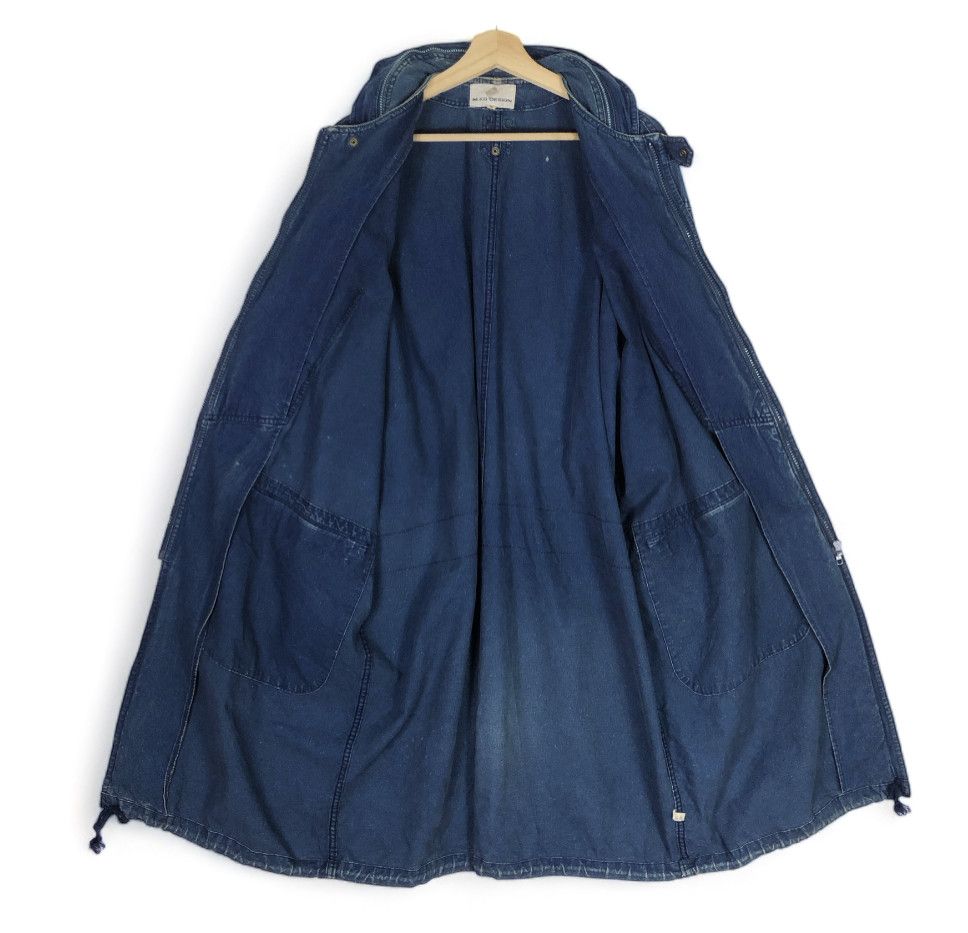 Marithe + Francois Girbaud RARE🔥80’S MFG NUN STYLE DENIM JACKET FLAP ZIP HOOD Size US L / EU 52-54 / 3 - 12 Thumbnail