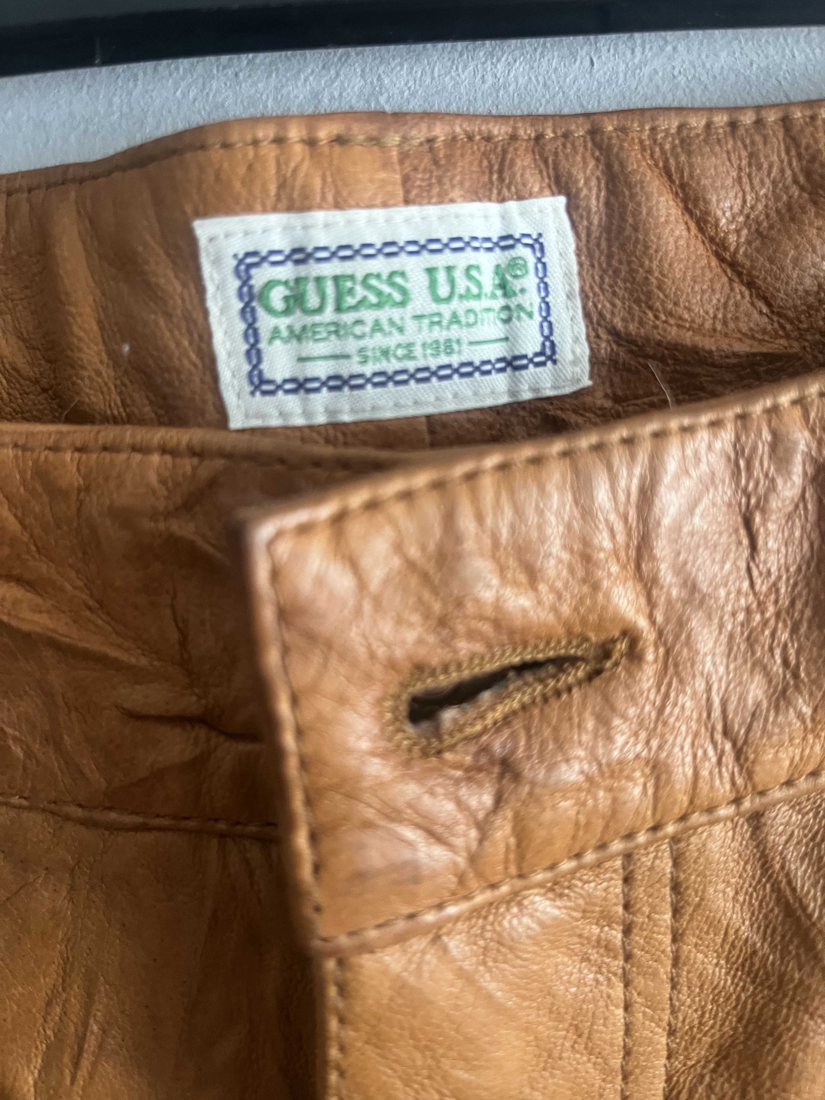 Guess Guess usa leather pant Size US 30 / EU 46 - 3 Thumbnail