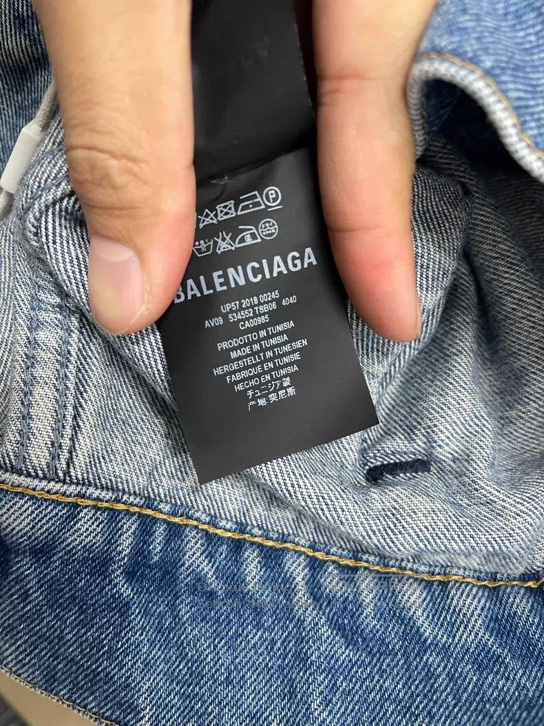 Balenciaga Balenciaga Denim Coat Size US M / EU 48-50 / 2 - 4 Thumbnail
