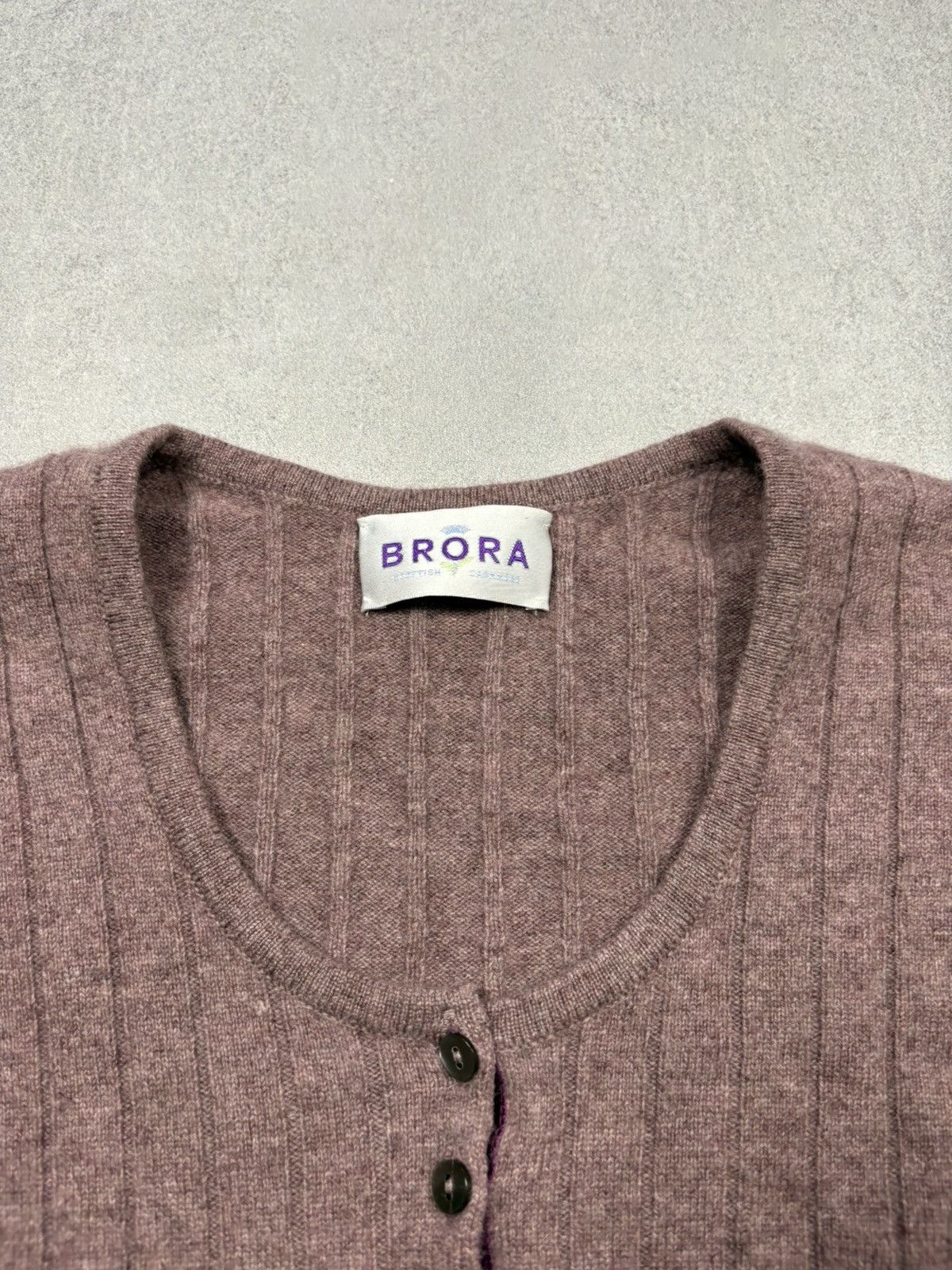 Other Brora Scottish Cashmere Knit Button Sweater Soft Cardigan Size S / US 4 / IT 40 - 10 Thumbnail