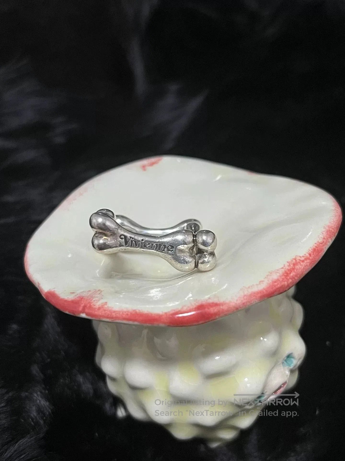 Vivienne Westwood Vivienne Westwood 925 Silver Bone Ring L. Size ONE SIZE - 2 Thumbnail