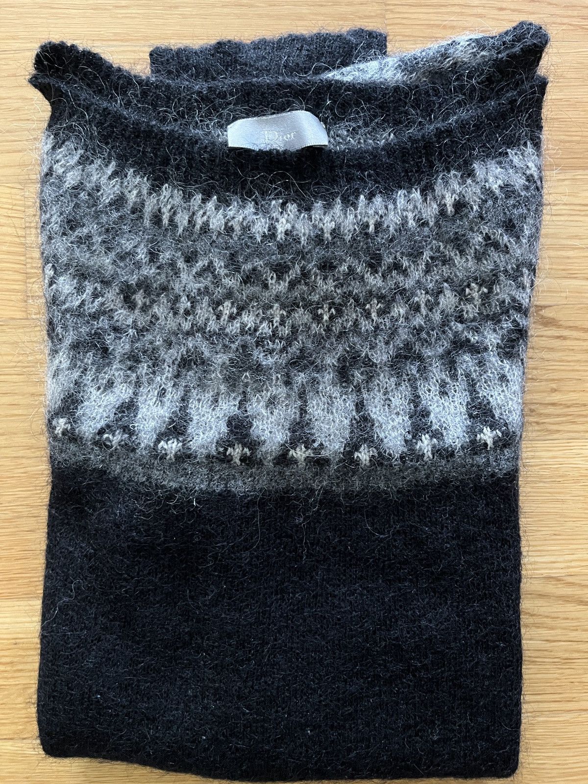 Dior DIOR HOMME X HEDI SLIMANE MOHIAR SHETLAND KNIT JUMPER FW2006 Size US M / EU 48-50 / 2 - 1 Thumbnail