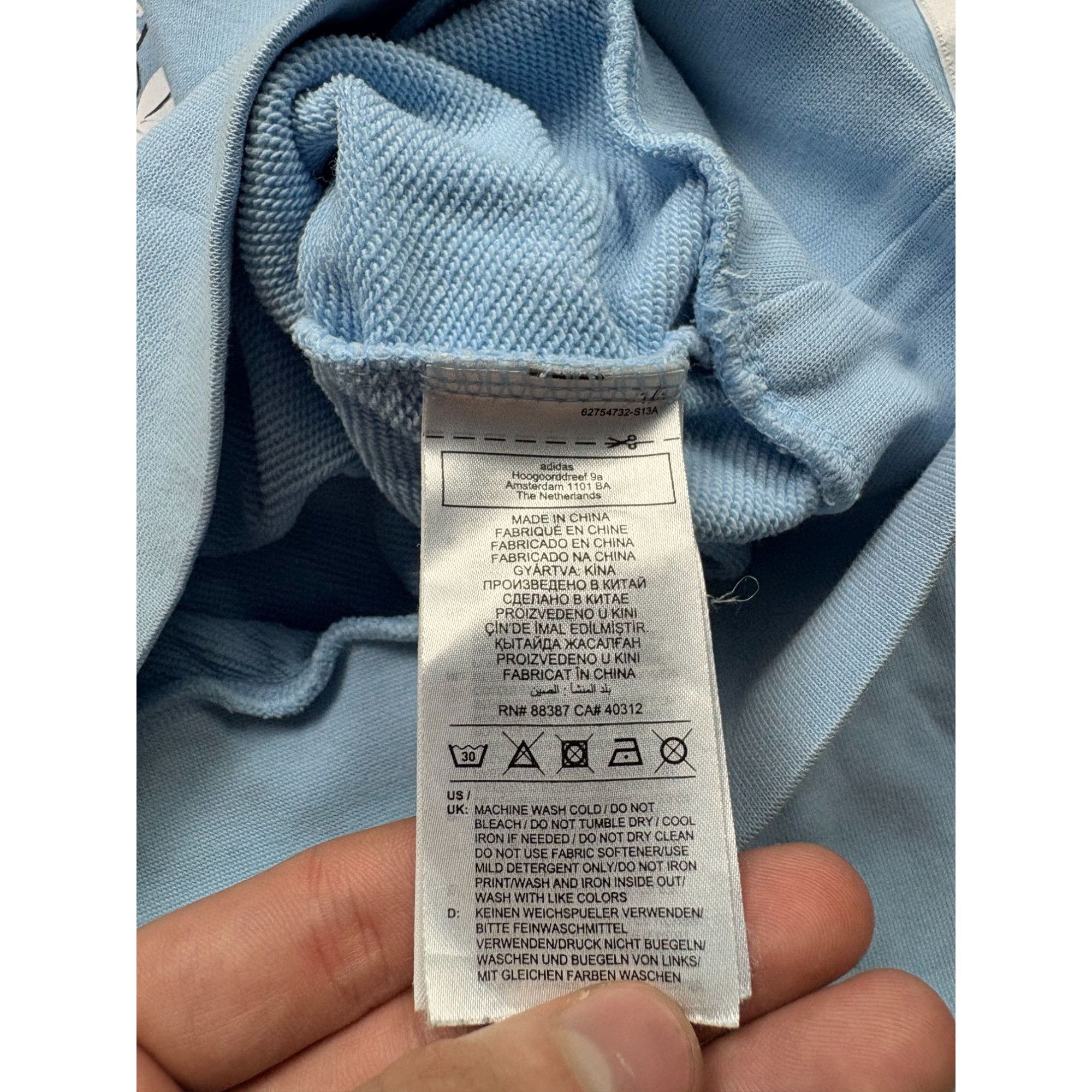 Adidas ✨ adidas x HER Studio London Cropped Hoodie – Pastel Blue & Size S / US 4 / IT 40 - 6 Thumbnail
