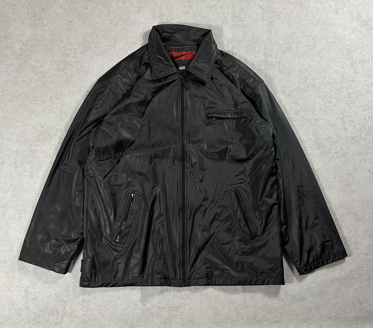 Nike Nike Premier Vintage Zip Jacket Leather Look Size US XL / EU 56 / 4 - 1 Thumbnail