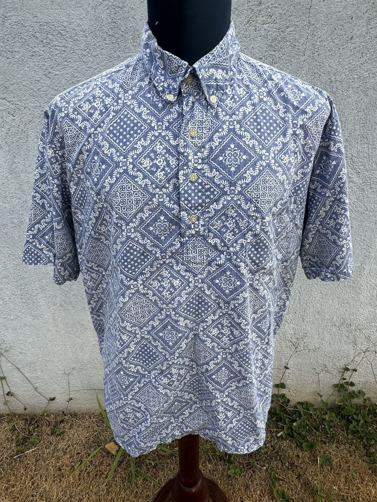 Reyn Spooner Reyn Spooner Classic Fit Hawaiian Print Blue Men's XL Size US XL / EU 56 / 4 - 1 Thumbnail