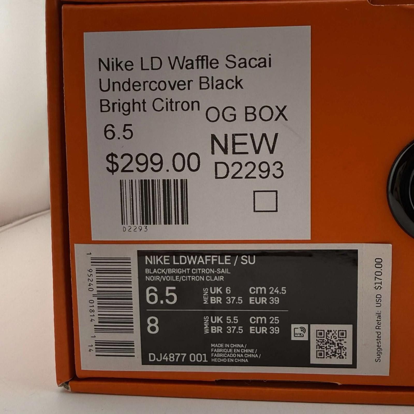 Nike Nike LD Waffle Sacai Undercover 6.5 NewDJ4877-001 Size US 6.5 / EU 39-40 - 8 Thumbnail