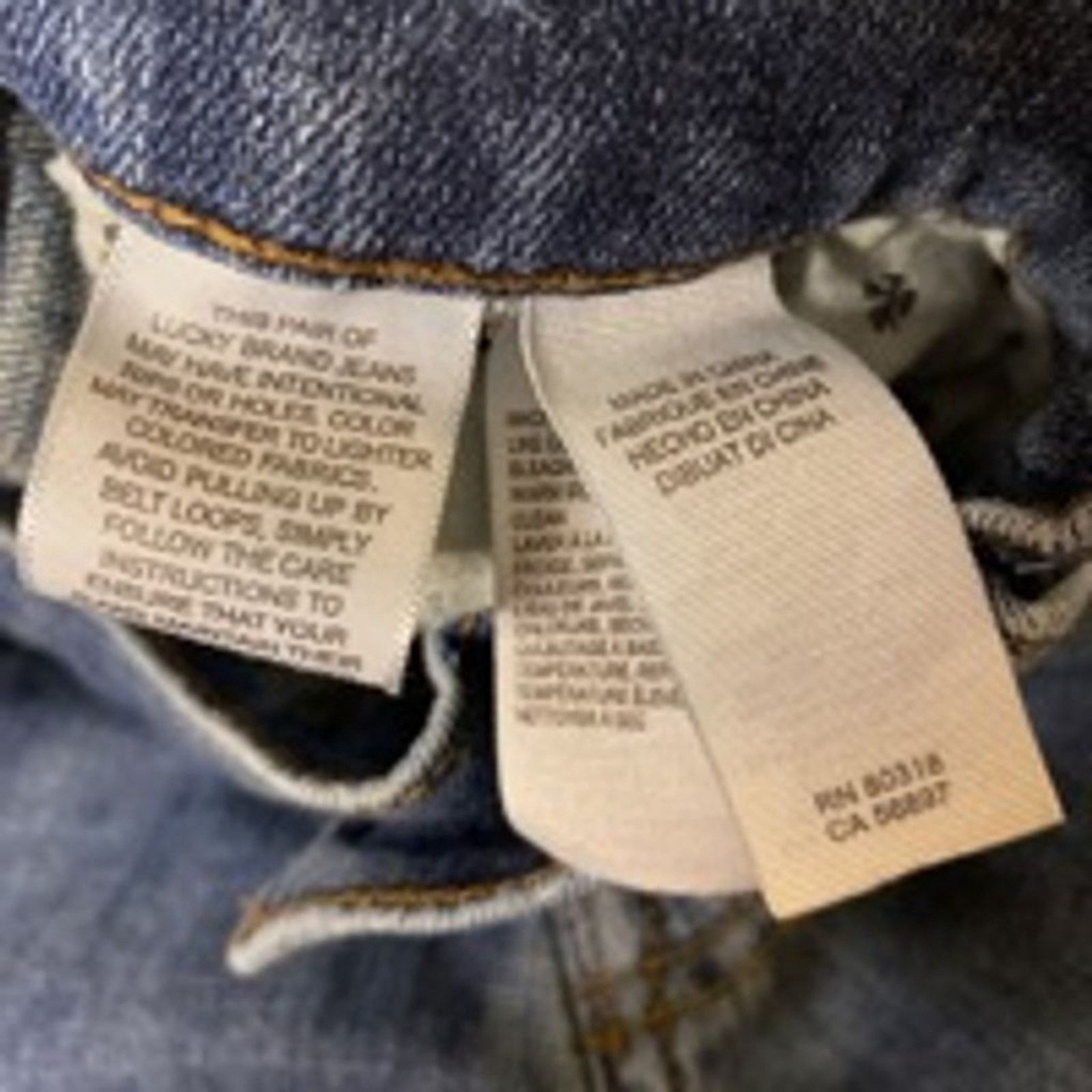 Lucky Brand Classic Straight Fit Medium Wash Denim Jeans Lucky Brand 34 Size US 34 / EU 50 - 8 Thumbnail