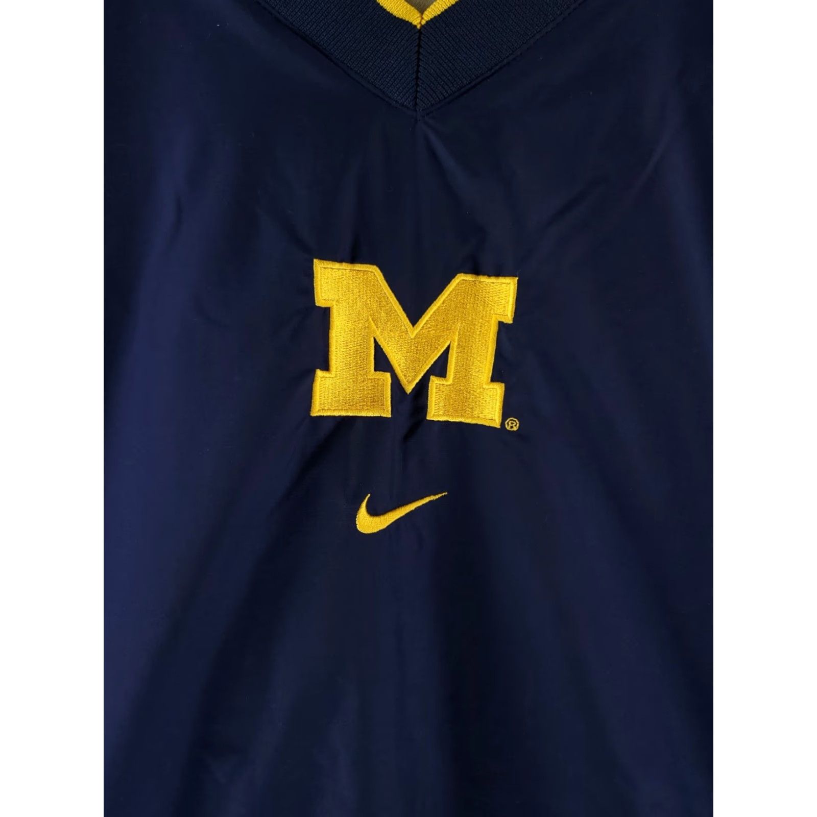 Nike Nike University Michigan Windbreaker Jacket Blue Mens XXL Pullover Warmup Size US XXL / EU 58 / 5 - 2 Thumbnail